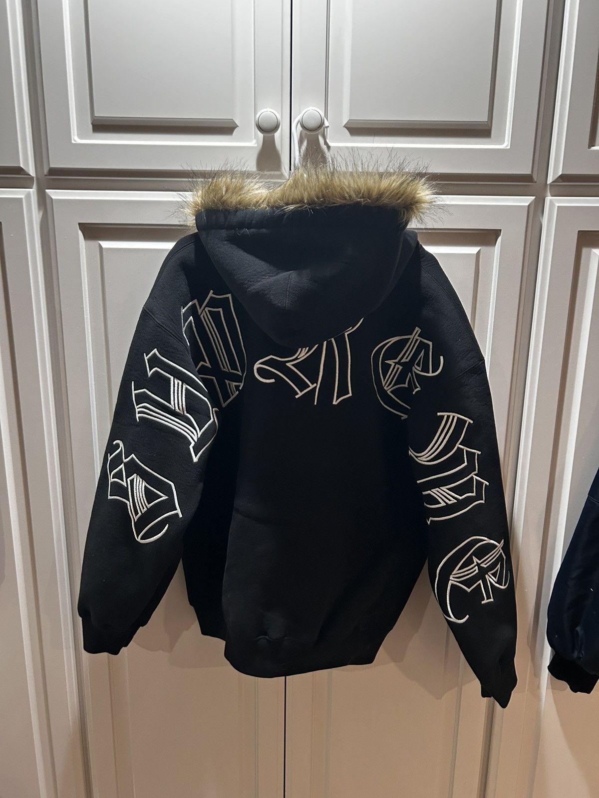 Supreme Faux Fur Zip Up Hoodie