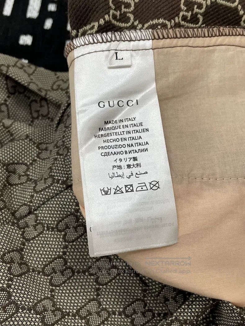 Gucci Gucci SizeL Old flower full logo shorts Size 26" / US 2 / IT 38 - 6 Thumbnail