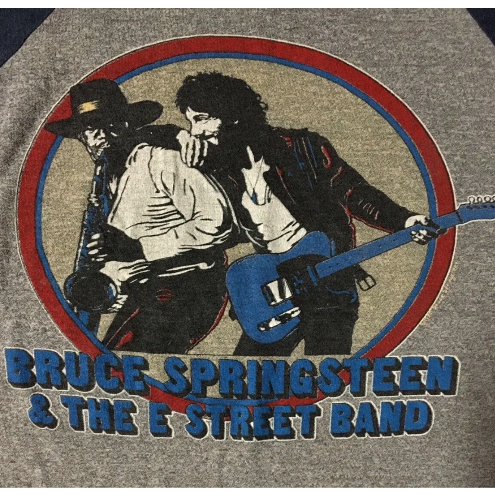 Vintage VINTAGE Bruce Springsteen World Tour Shirt M 1980s 70s Blue Raglan Concert Rock Grunge 80s 90s Music Retro Rock N Roll USA Mens Size US M / EU 48-50 / 2 - 3 Thumbnail