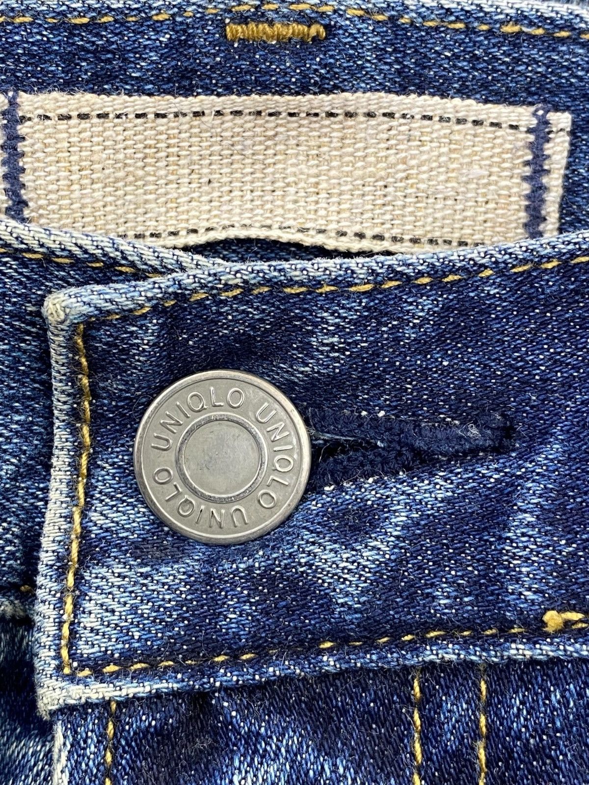 Uniqlo Uniqlo Blue Wash Whiskered Style Straight Leg Jeans Size US 32 / EU 48 - 10 Thumbnail