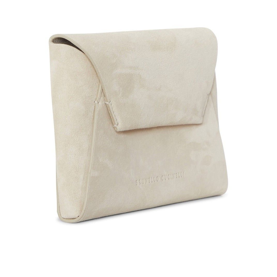Brunello Cucinelli BRUNELLO CUCINELLI Ivory Clutch With Strap New & Authentic Size ONE SIZE - 2 Thumbnail