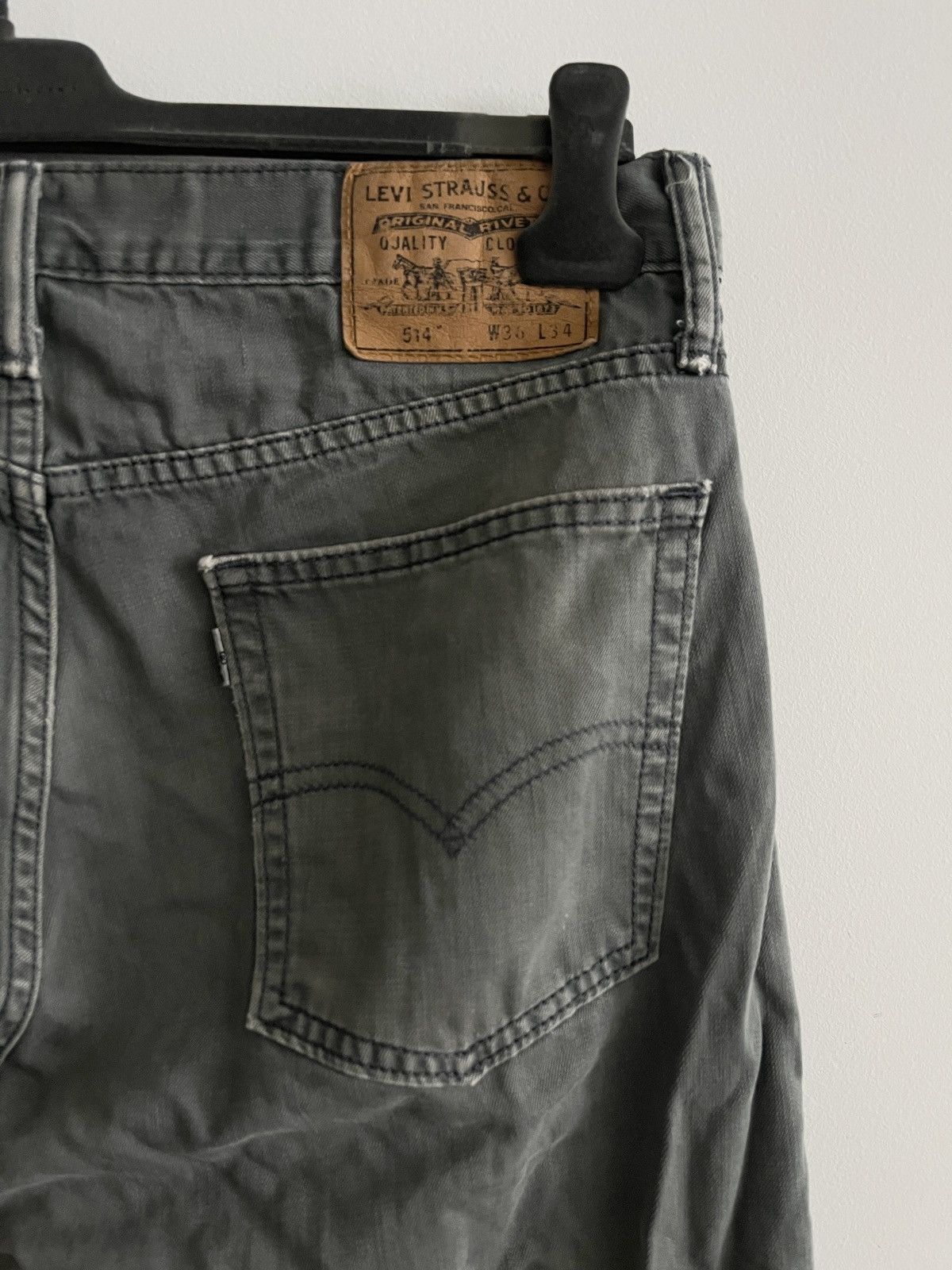 Levi's STEAL! 1980s Levi's White Tab 514 Flare Pants Size US 36 / EU 52 - 6 Thumbnail