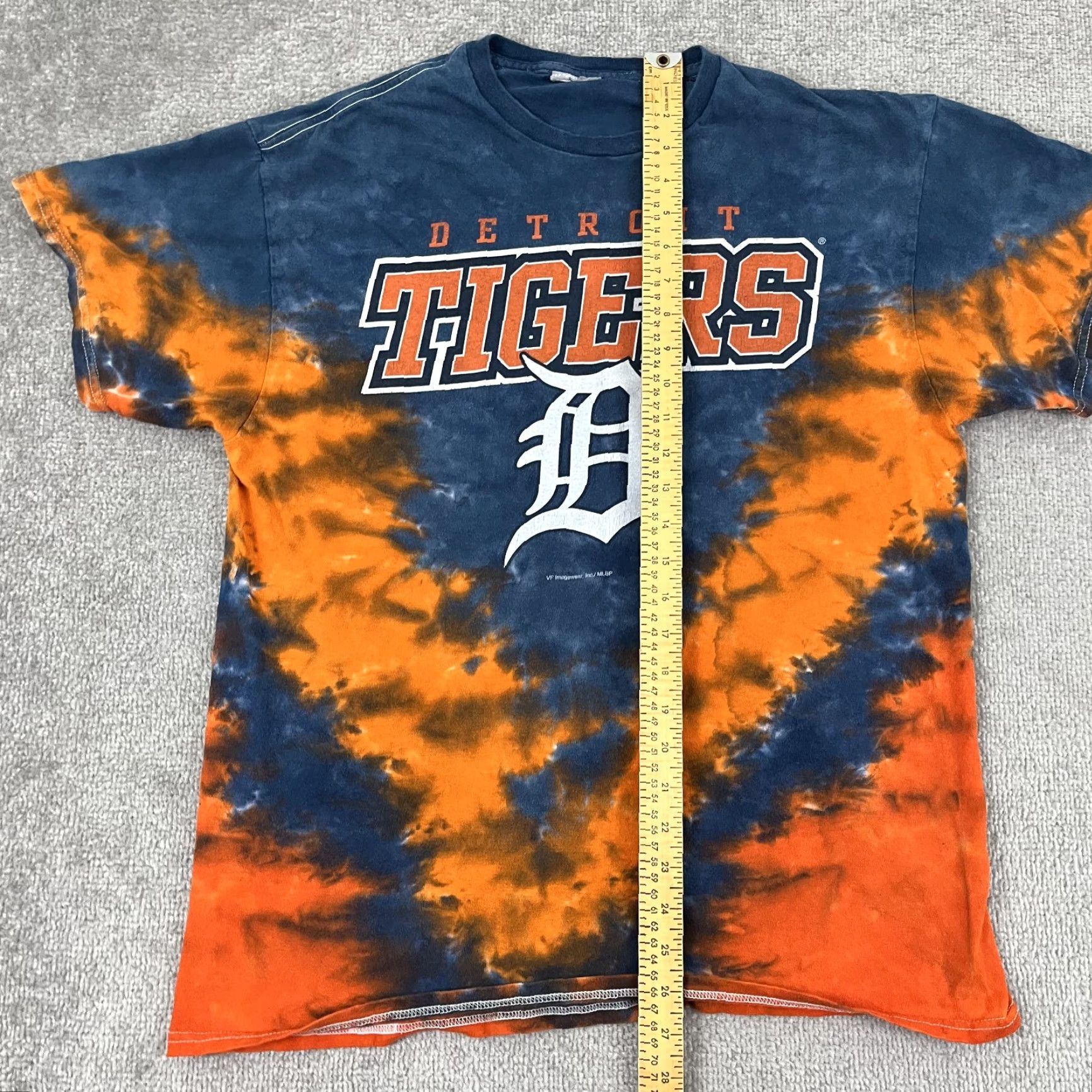 Vintage Detroit Tigers Shirt Men Medium Logo Blue Orange Tie Dye Tee Baseball Crew Neck Short Sleeve Retro? Size US M / EU 48-50 / 2 - 4 Thumbnail