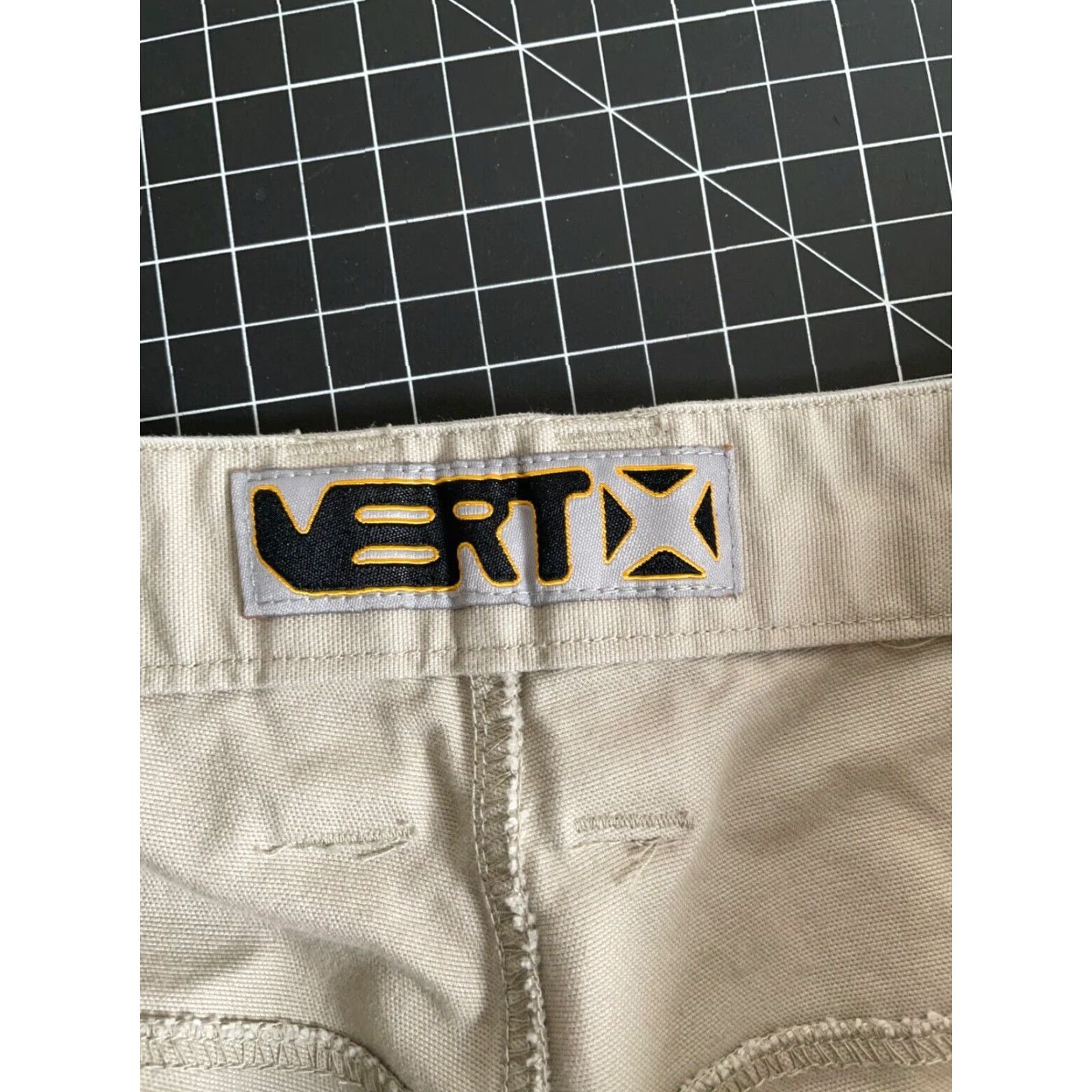 Doublet VINTAGE Vertx Cargo Pants Men's 38x31 Beige Utility Workwear Straight Leg 40x32 Tag Mens Pants Size US 38 / EU 54 - 3 Thumbnail