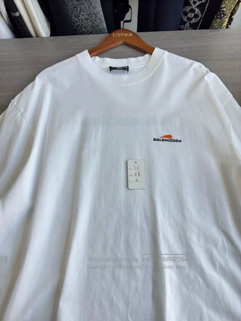 Balenciaga Balenciaga White Tiger Head Embroidered T-shirt. Size US L / EU 52-54 / 3 - 9 Thumbnail
