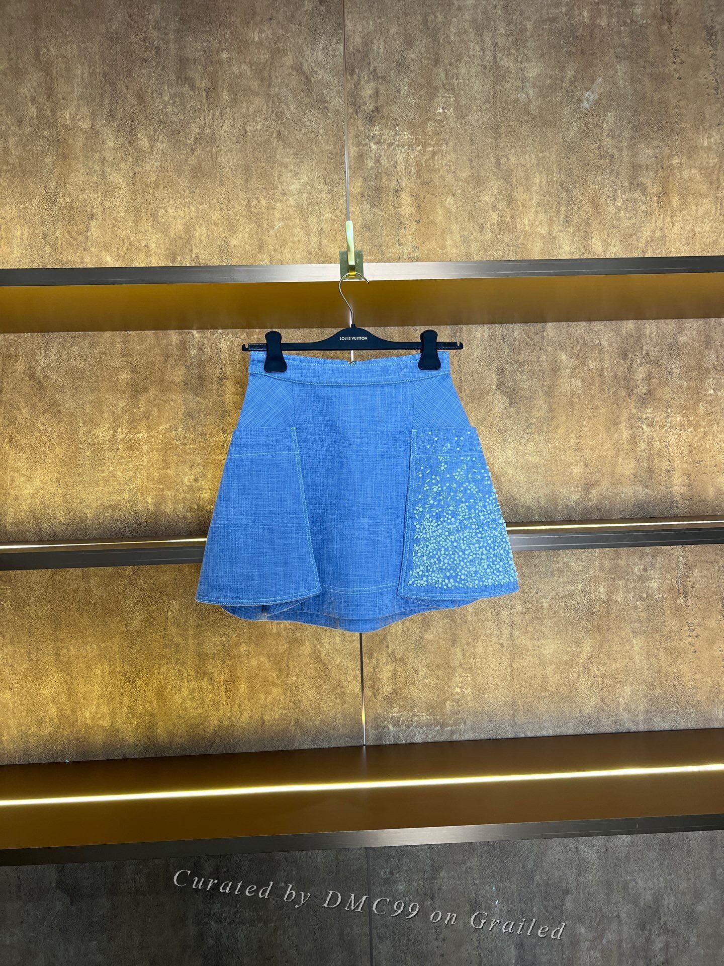 Dior Dior Beaded Pocket Skirt Size 34" / US 12 / IT 48 - 1 Thumbnail