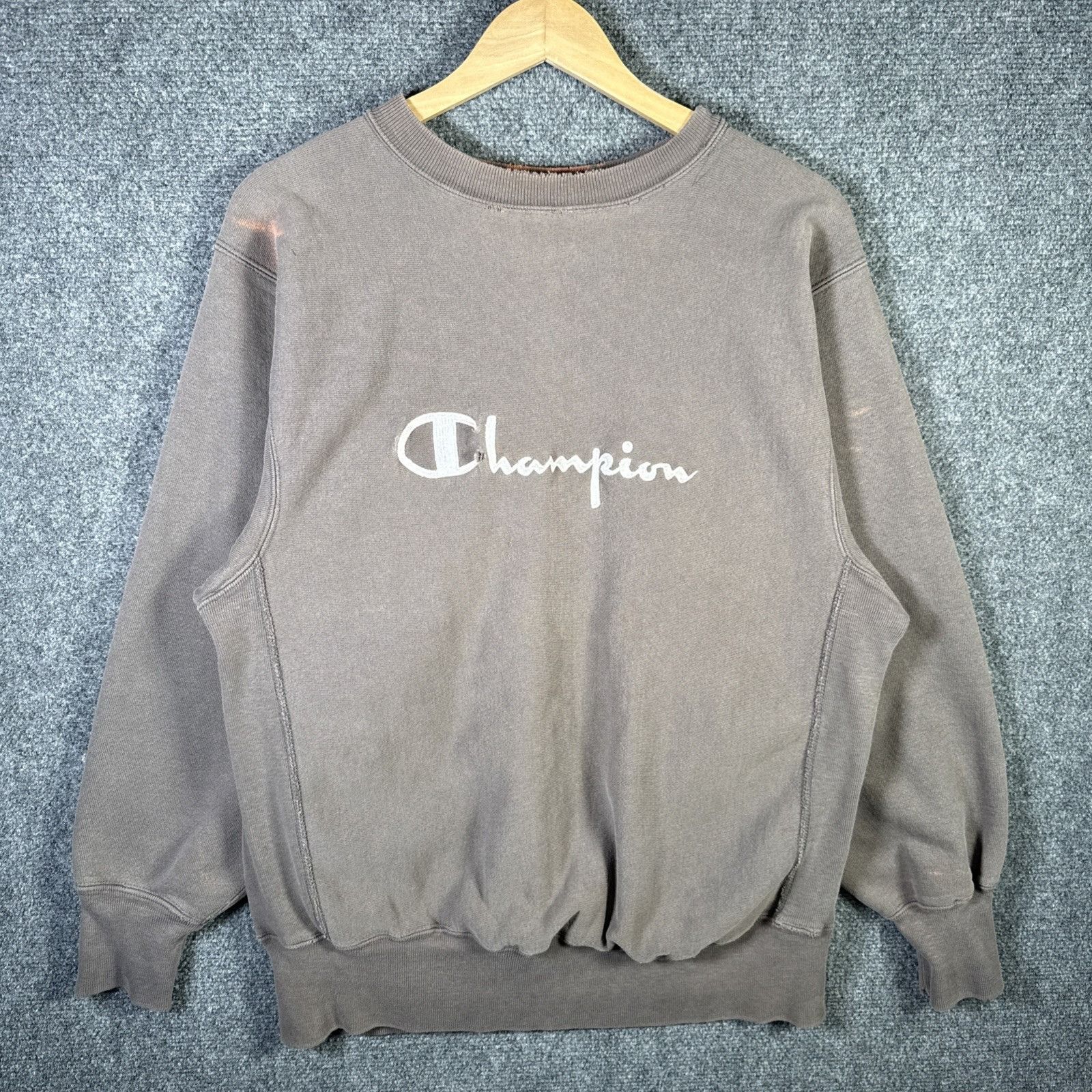 Champion Vintage Champion Reverse Weave Sweatshirt Large Gray 90s Size US L / EU 52-54 / 3 - 1 Thumbnail