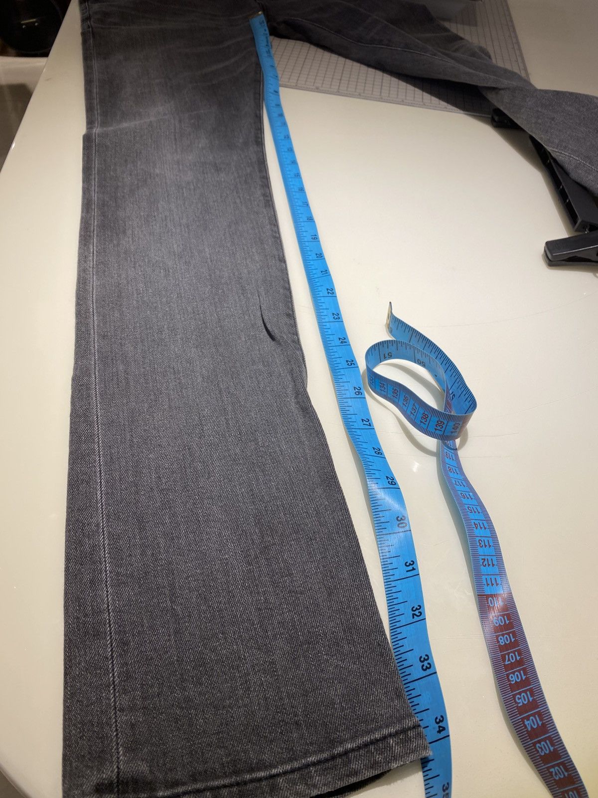 Saint Laurent Paris Saint Laurent 2013 DO2 Grey Skinny Jeans Size US 36 / EU 52 - 13 Thumbnail