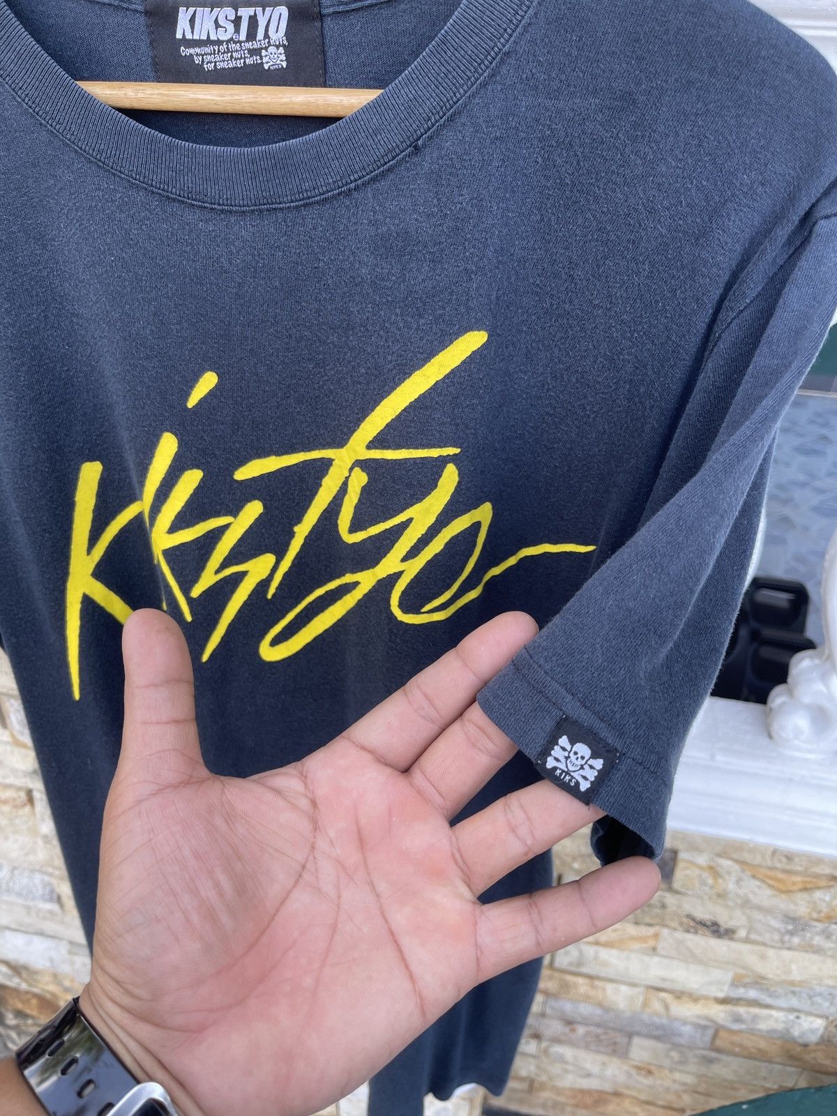 KIKS TYO Last Drop🔥Rare🔥Vintage KIKS TYO Spellout Faded Tee Size US L / EU 52-54 / 3 - 5 Thumbnail