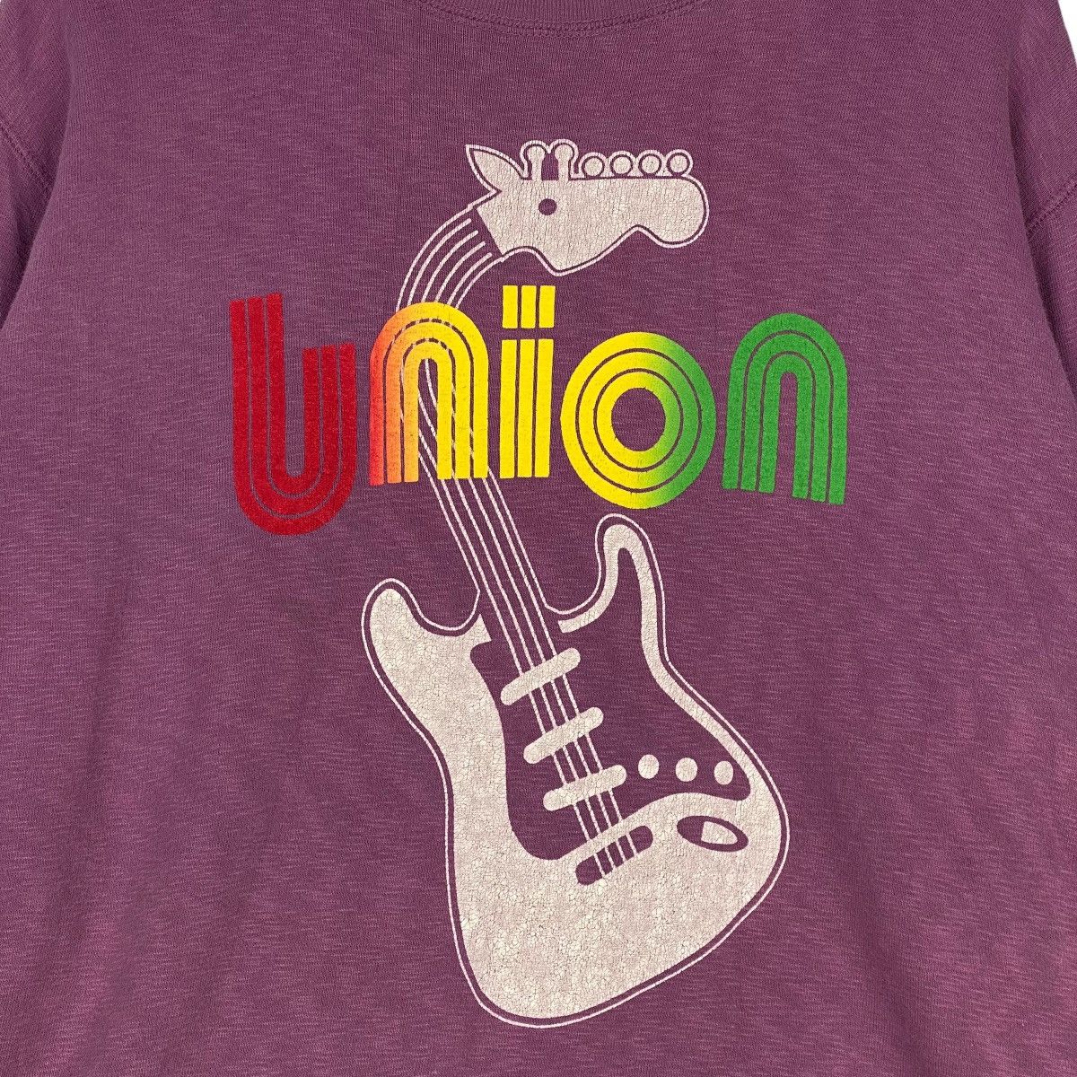 Union LA × Vintage Vintage Union Printed Crewneck Sweatshirt Purple Pullover Size US M / EU 48-50 / 2 - 4 Thumbnail