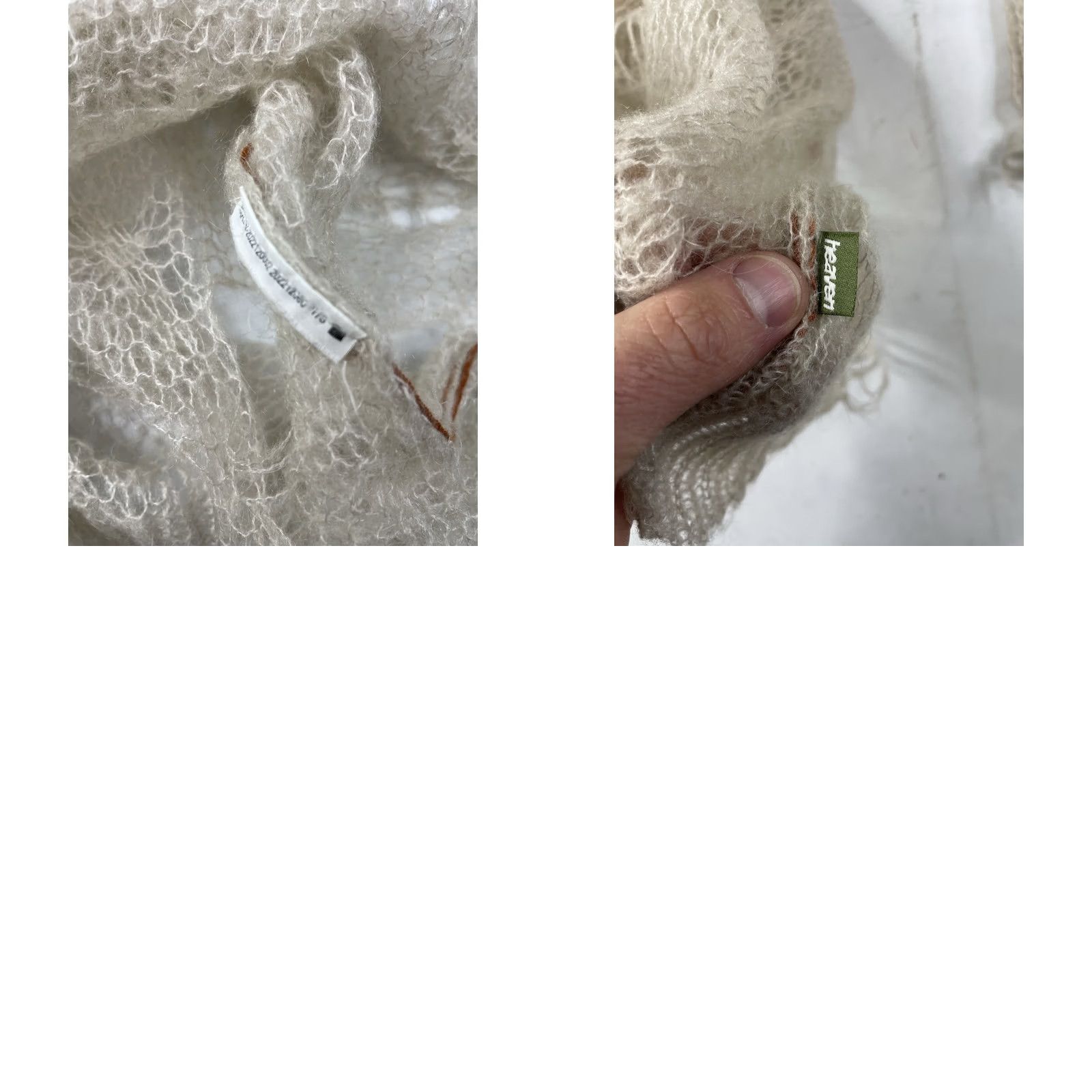 Marc Jacobs Heaven by Marc Jacobs x Deftones Sweater Unisex Adults M Crew Neck Ivory Grunge Ultra Rare Collab Women’s Medium Size M / US 6-8 / IT 42-44 - 8 Thumbnail