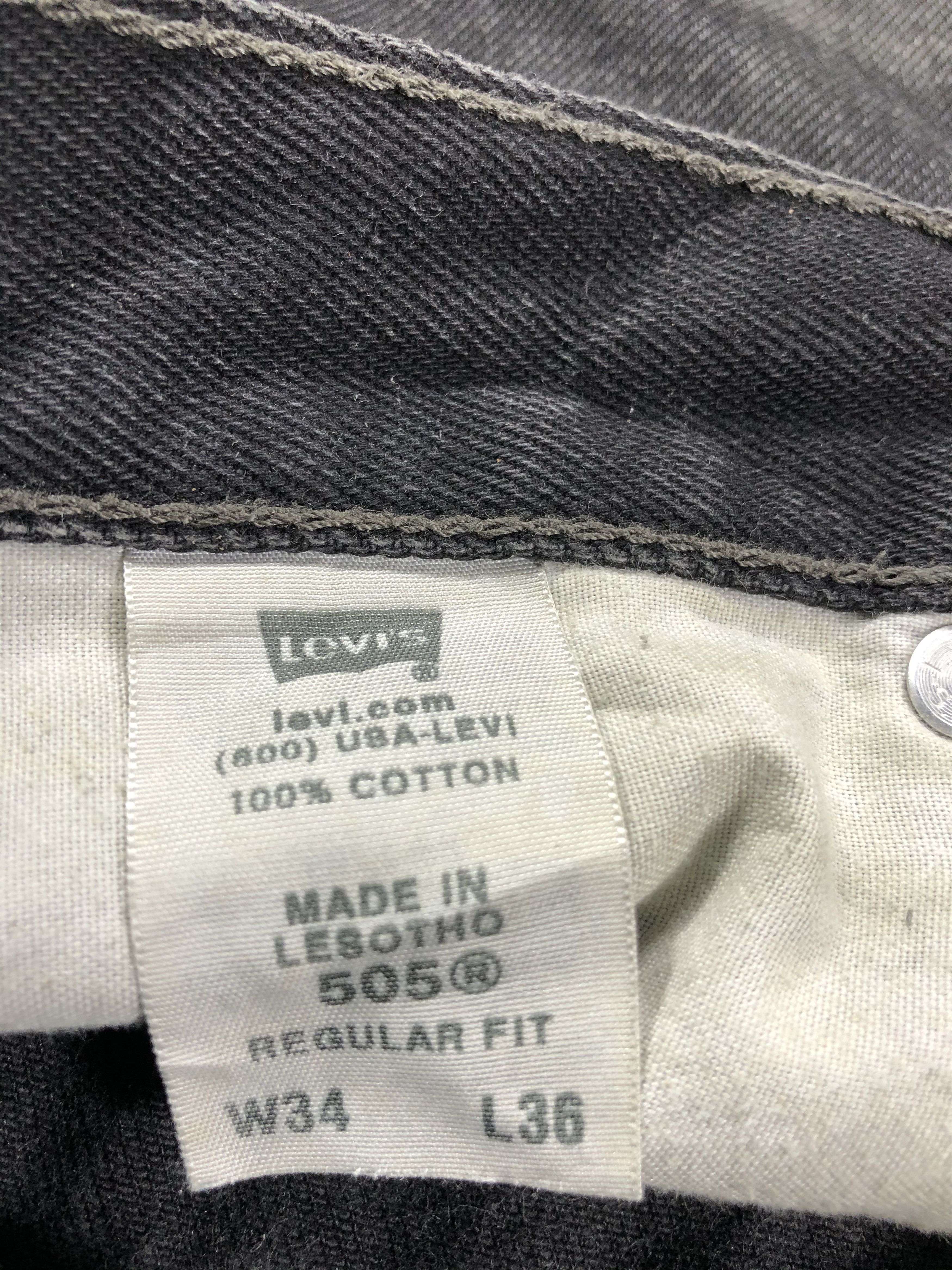 Levi's × Vintage Vintage Levis Jeans Lot 505-JM670 Size US 36 / EU 52 - 10 Thumbnail