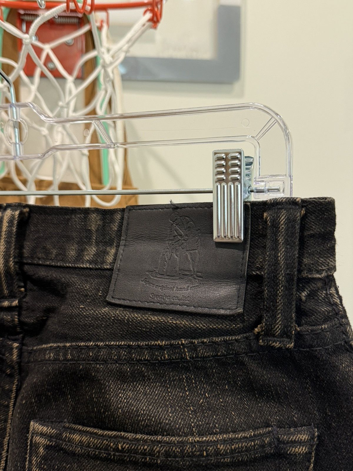 Pure Blue Japan Tea Core Dyed Black Selvedge Jeans - TCD-003-BK Size US 30 / EU 46 - 6 Thumbnail