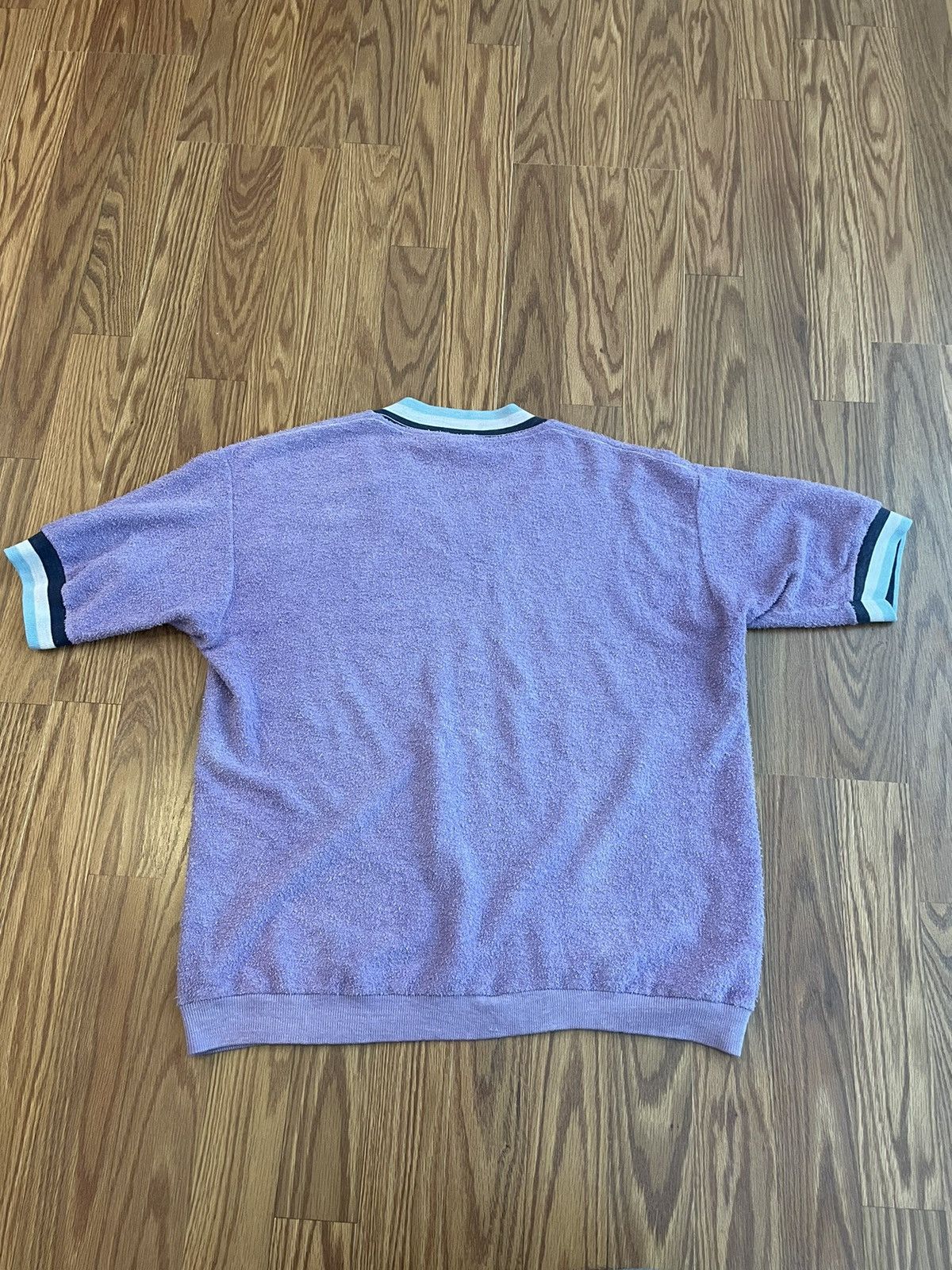 Vintage Vintage Purple Knit shirt Size US XS / EU 42 / 0 - 5 Thumbnail