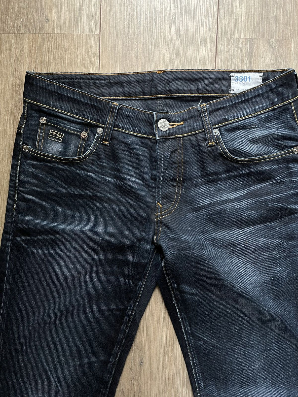 G-Star Luxury Vintage Gstar Raw 3301 🔥 pants, jeans. Made vietnam 🇻🇳 Size US 31 - 3 Thumbnail