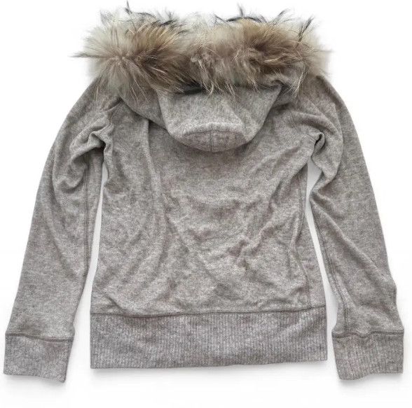 GOA GOA detachable fur trim zip up hoodie | Grailed