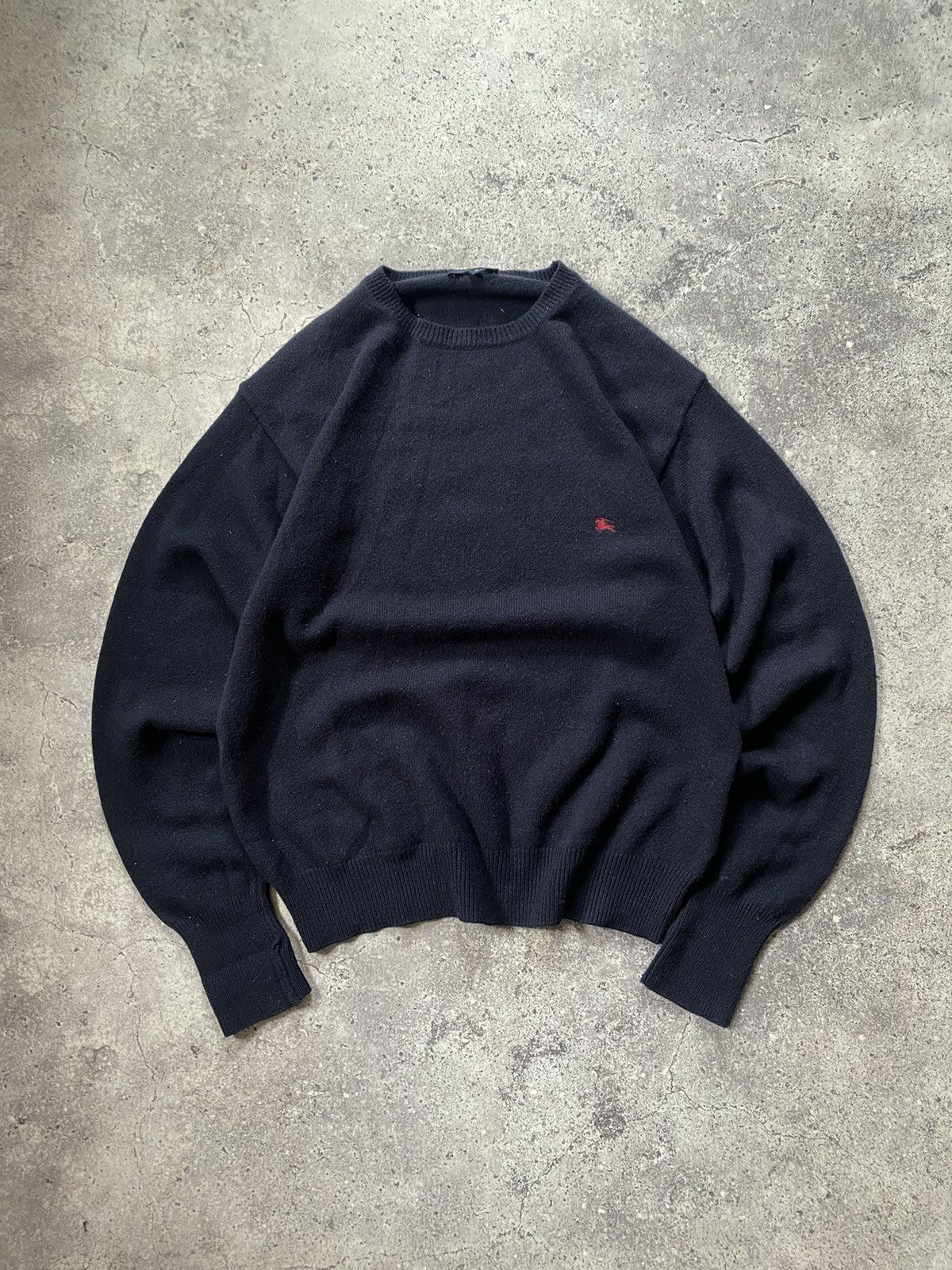 Burberry × Vintage Vintage Burberry London Wool Sweater Size US M / EU 48-50 / 2 - 1 Thumbnail