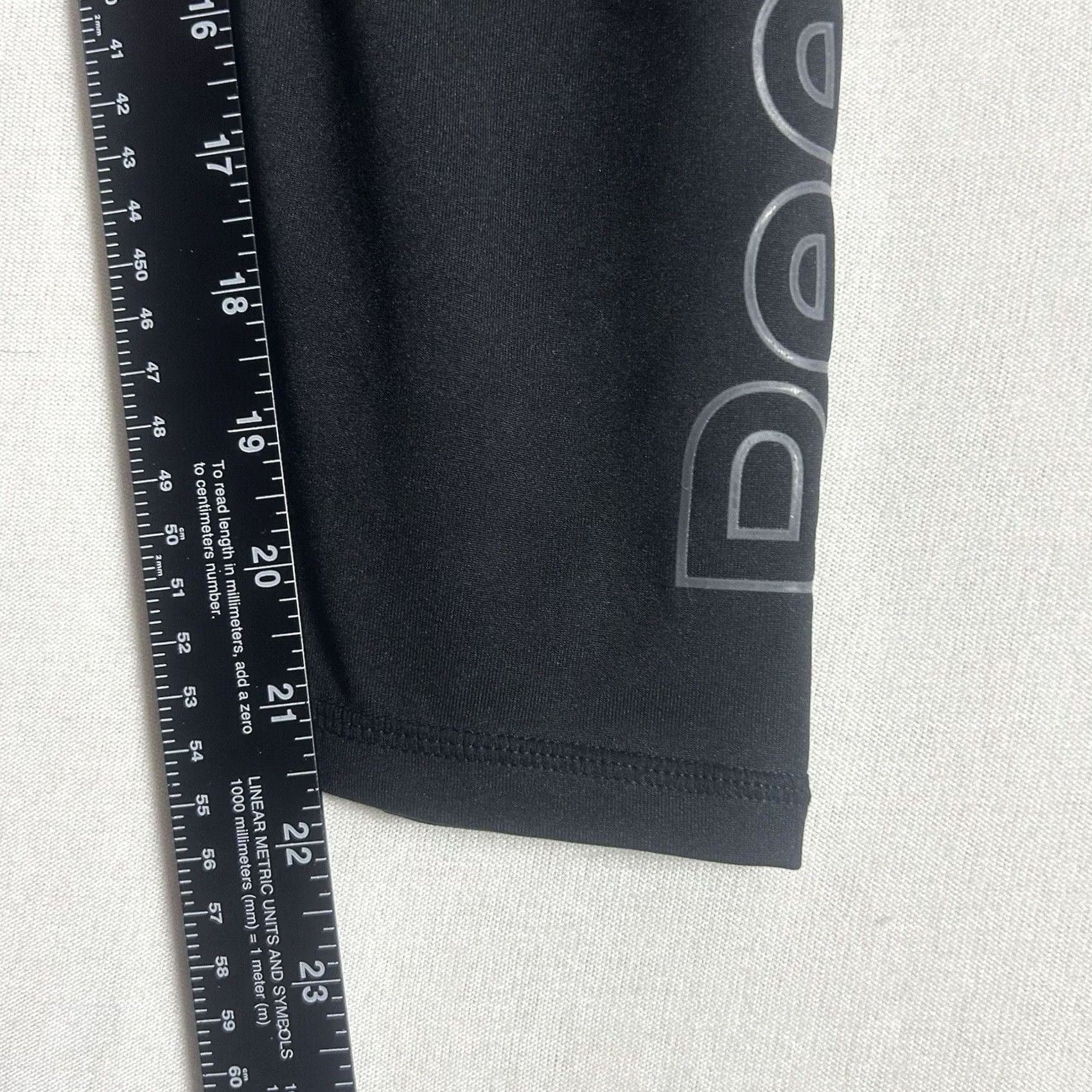 Reebok Reebok Cropped Leggings Women’s S Black Logo Gym Athletic Size 28" / US 6 / IT 42 - 7 Thumbnail