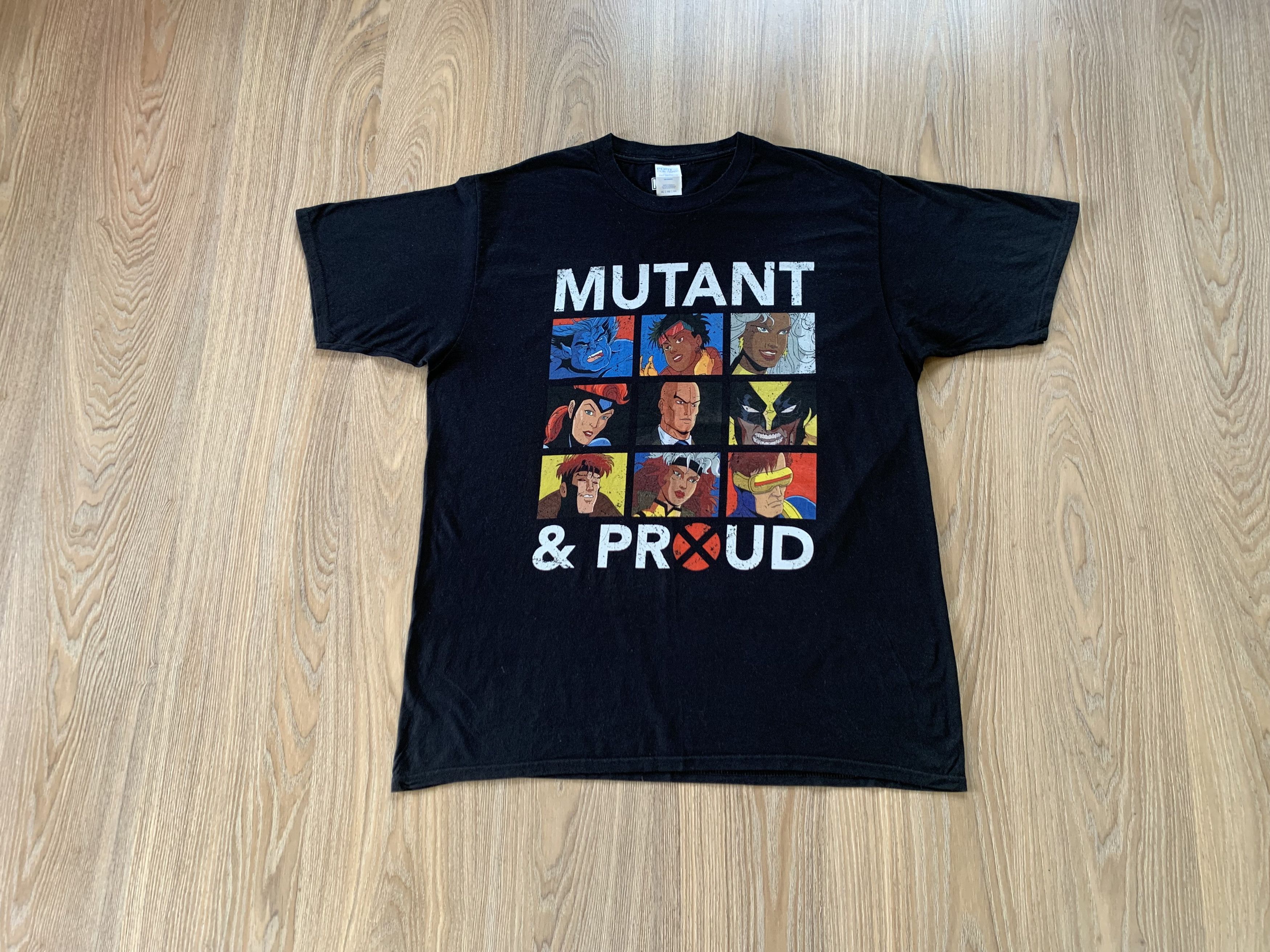 Anime × Marvel Comics Marvel Mutant & Proud Print T-Shirt Size US XL / EU 56 / 4 - 9 Thumbnail