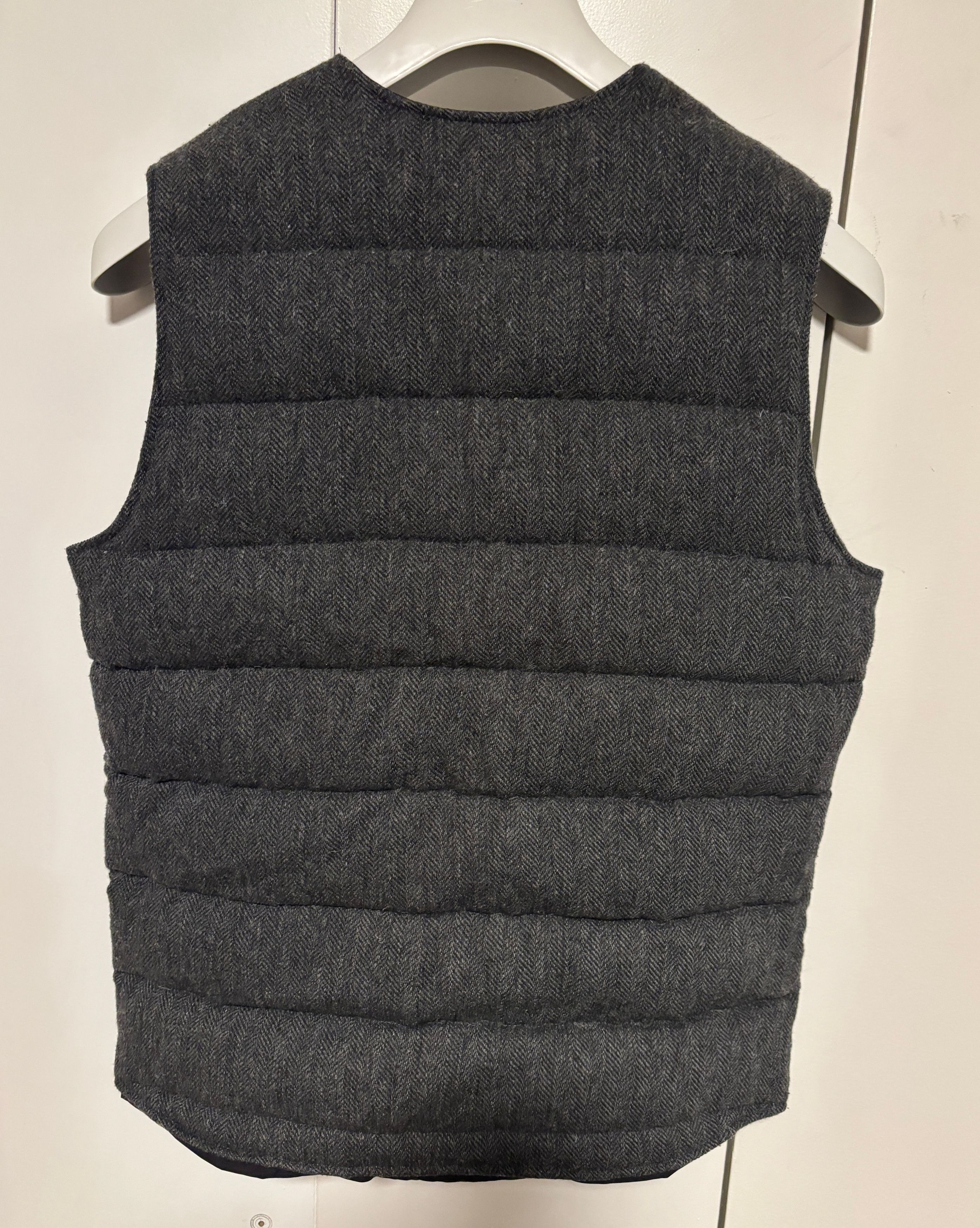Nonnative Grey Snap Button Herringbone Wool Down Vest Size 1 Size US S / EU 44-46 / 1 - 7 Thumbnail