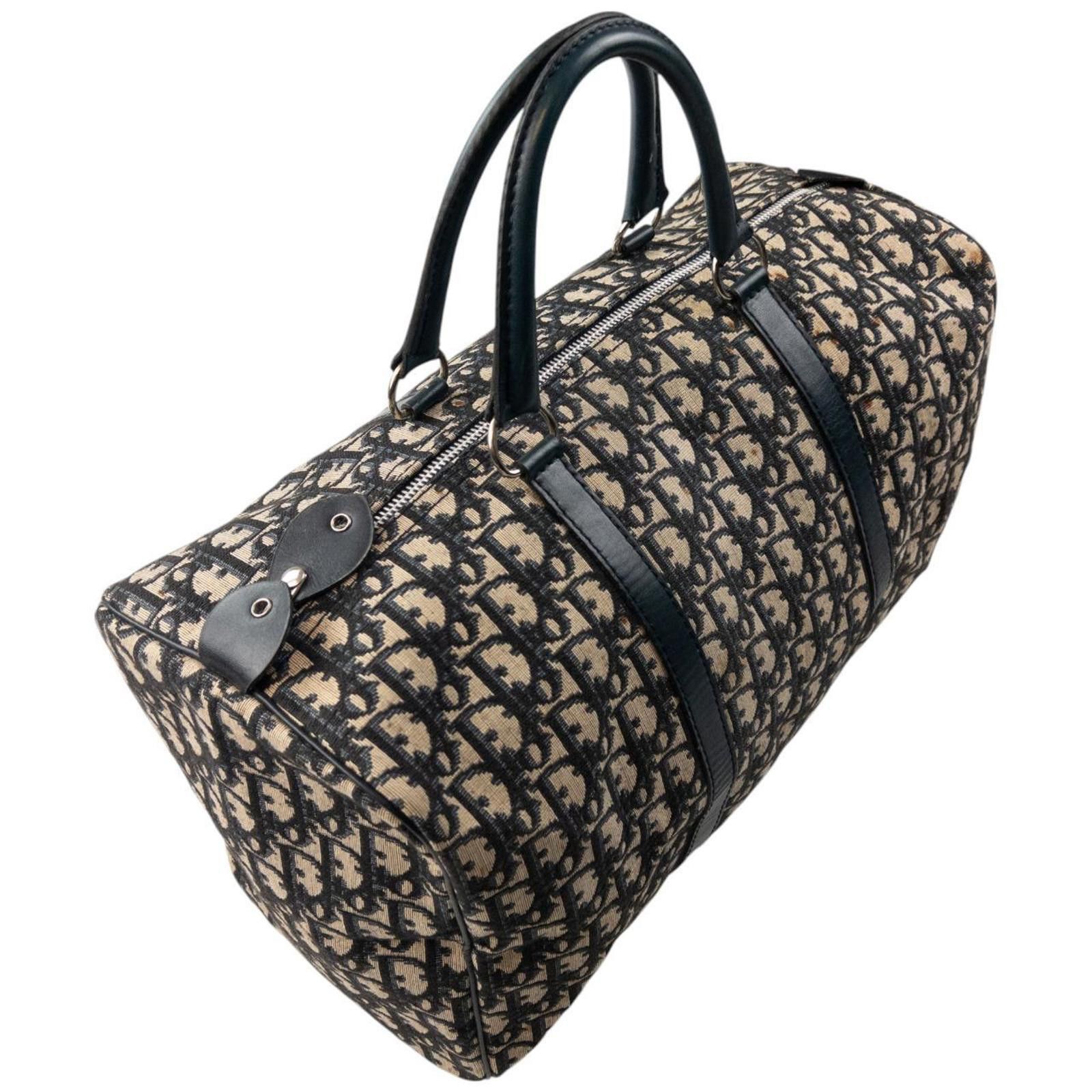 Dior Vintage Dior Monogram Luggage Bag Size ONE SIZE - 6 Thumbnail