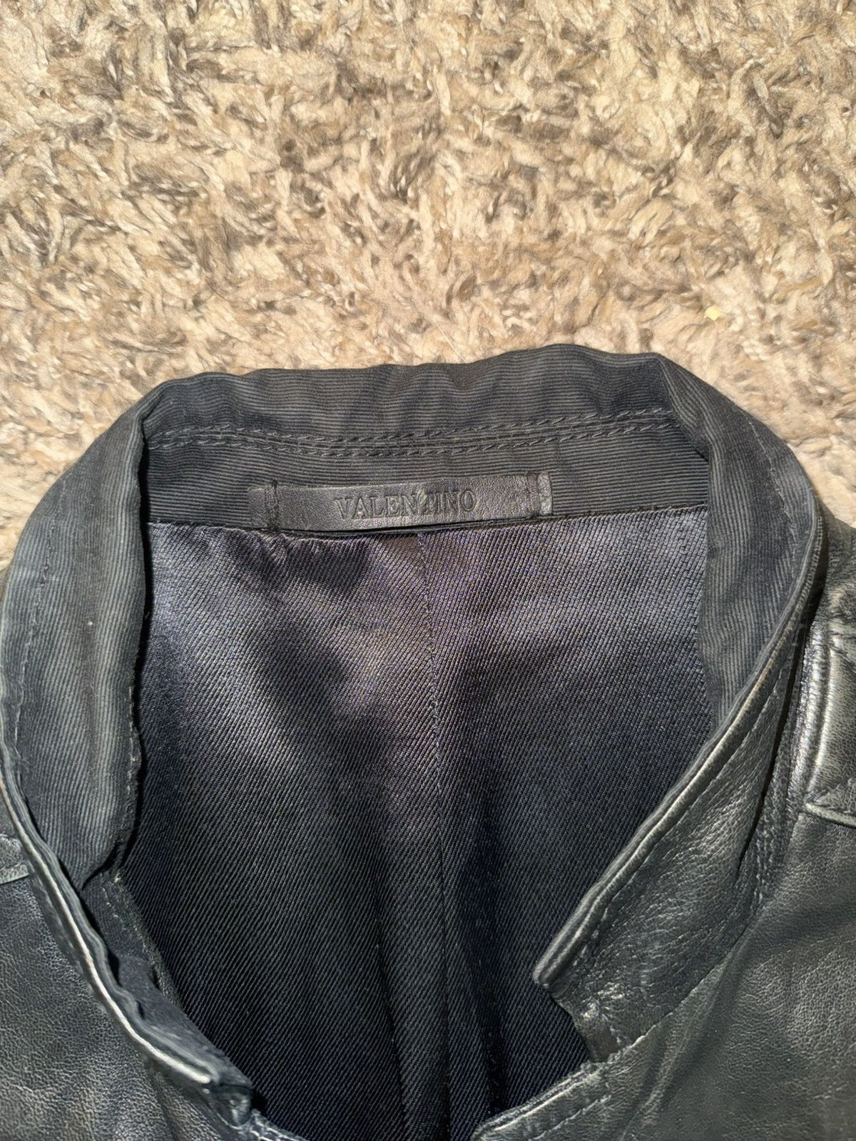Valentino Men’s Valentino leather jacket Size US L / EU 52-54 / 3 - 2 Thumbnail