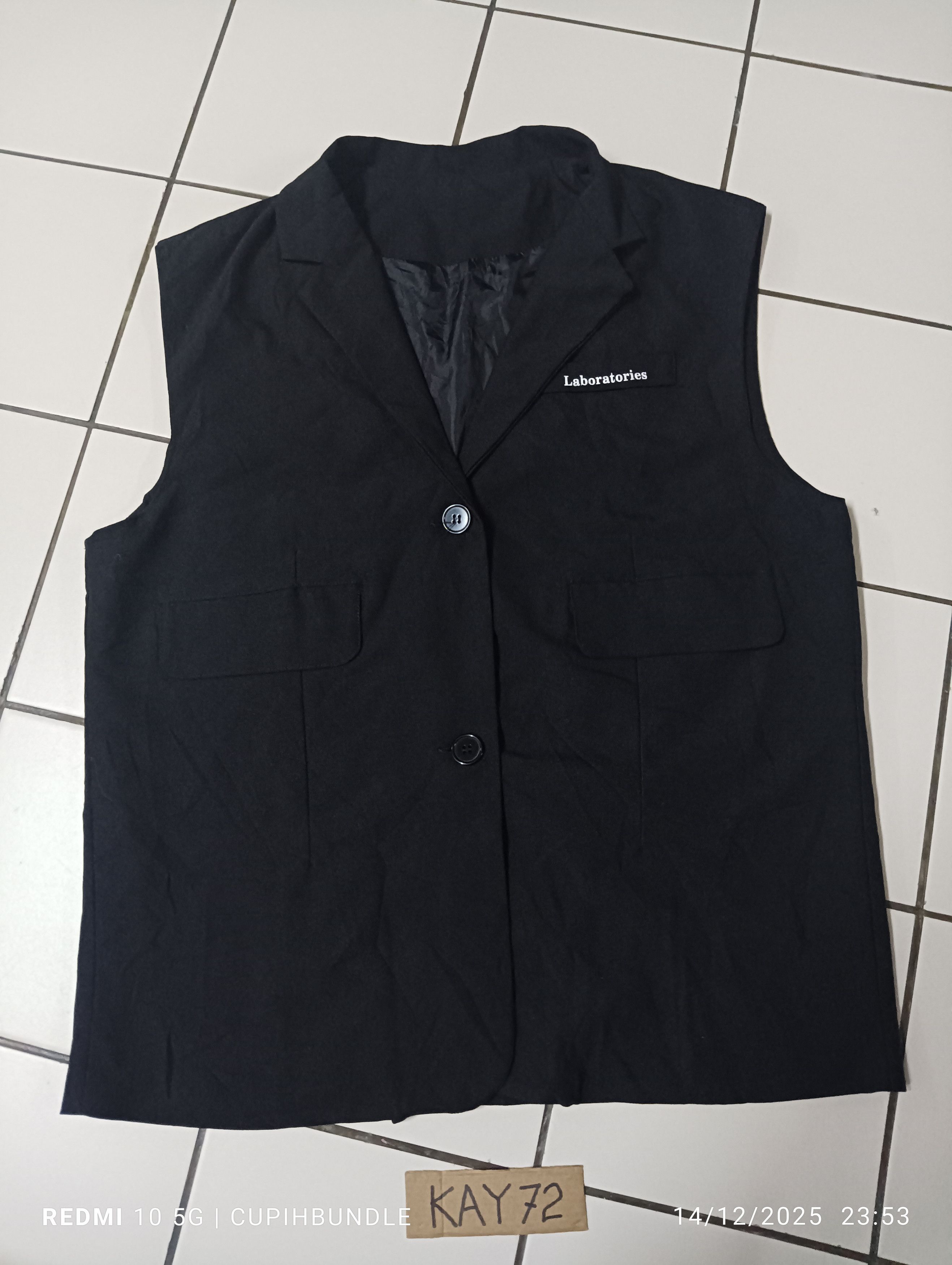 Undercover UNDERCOVER HAL LABORATORIES VEST Size M / US 6-8 / IT 42-44 - 2 Thumbnail