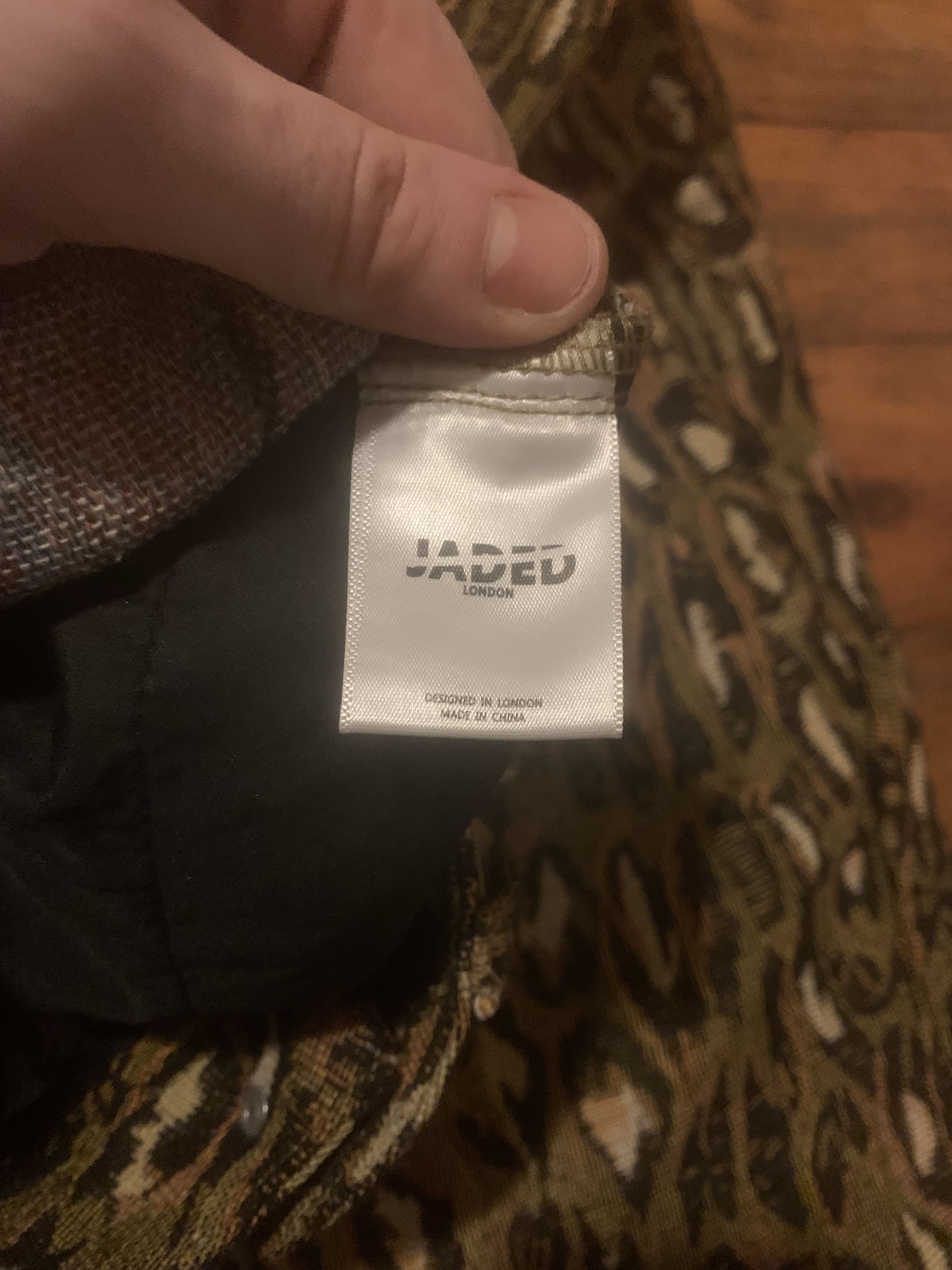 Jaded London Jaded London Men's Leopard Tapestry Skate Fit Jeans Size US 30 / EU 46 - 5 Thumbnail