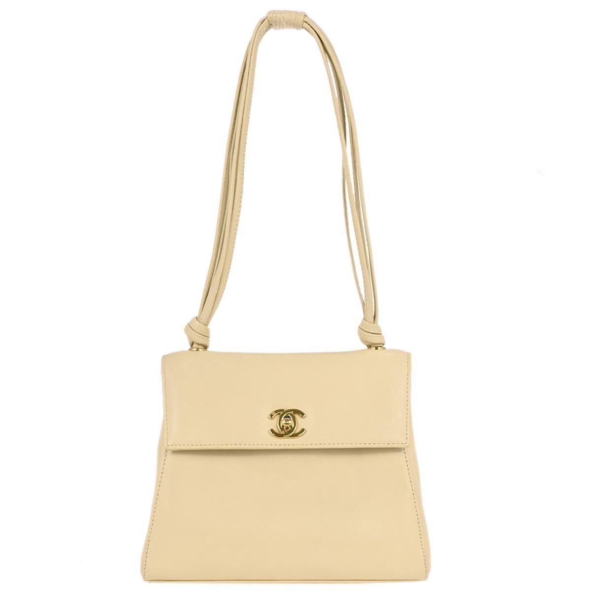Chanel Vintage CC Shoulder Bag Leather