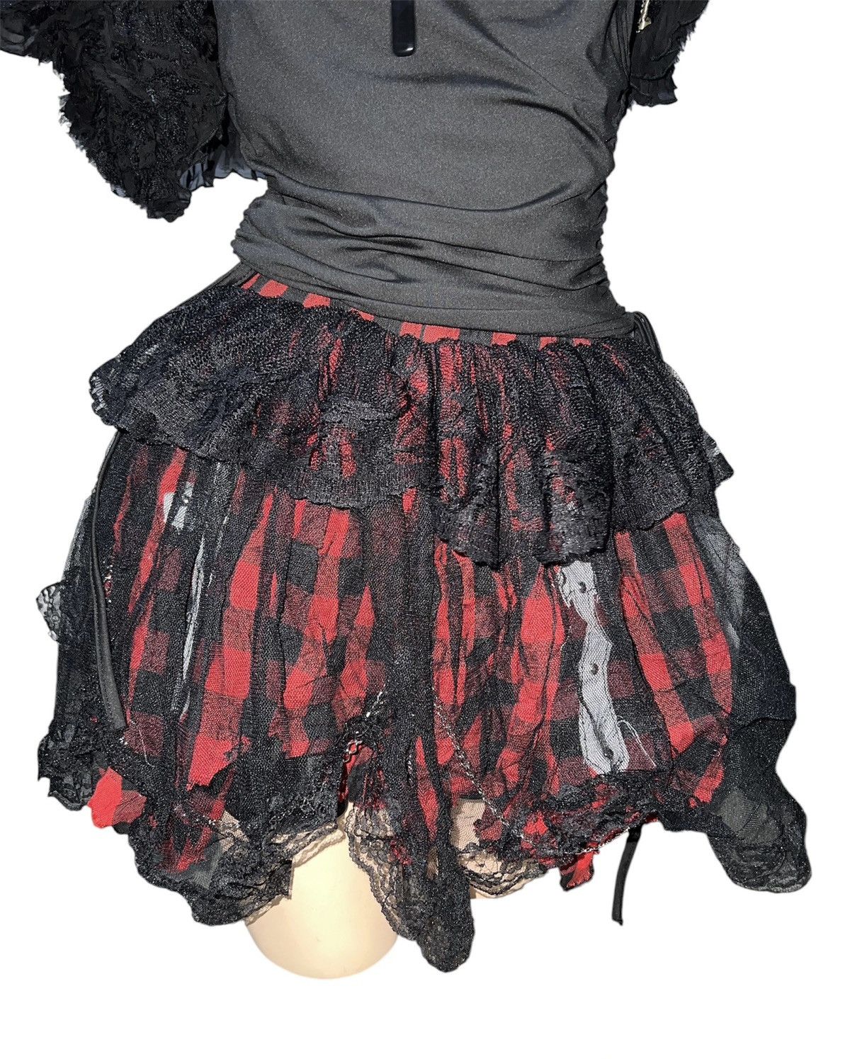 Japanese Brand Drug Honey cross chain tutu mini skirts 💋🧛🏻‍♀️➕ Size 26" / US 2 / IT 38 - 11 Thumbnail