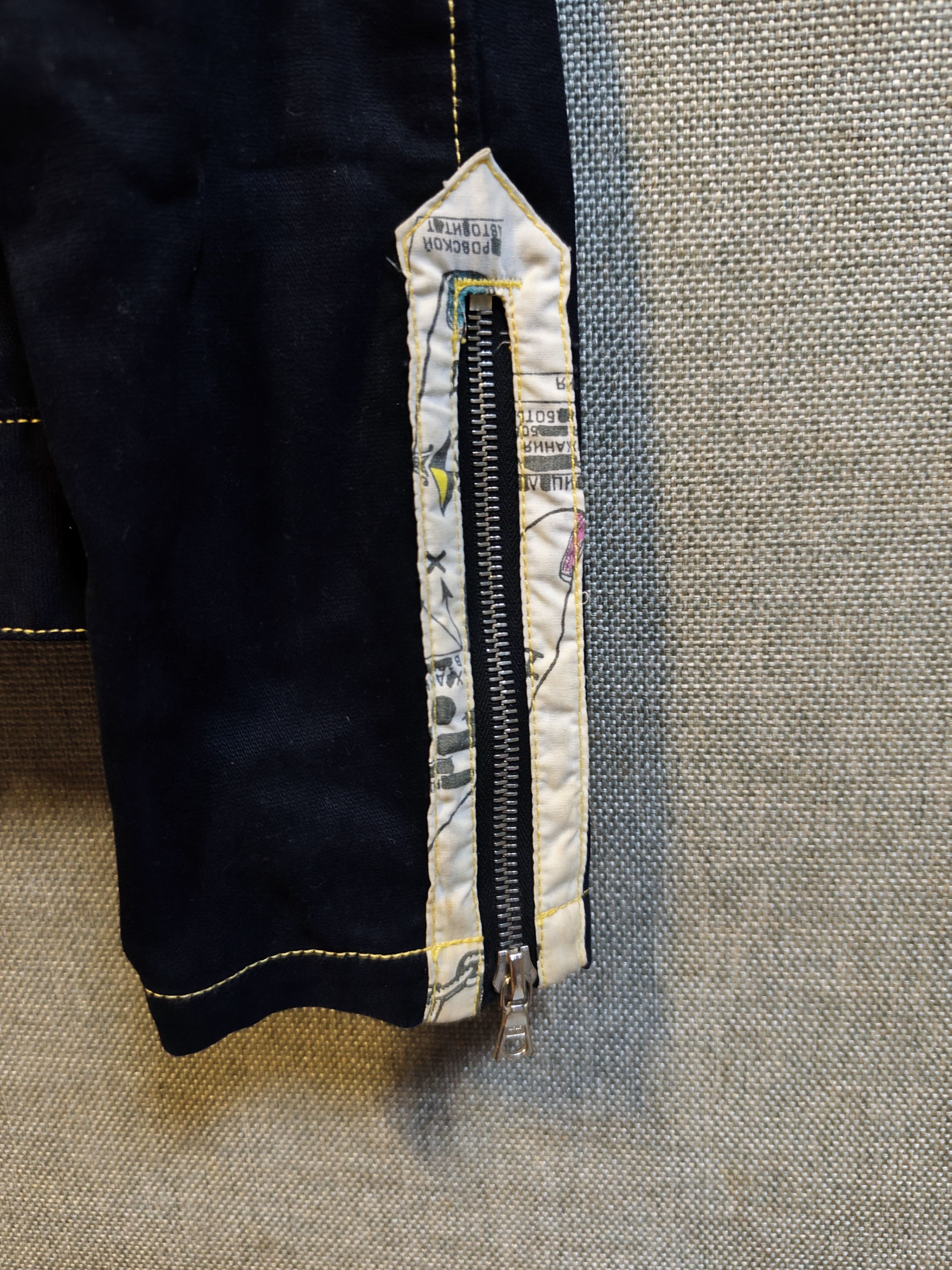 If Six Was Nine Van Vander Vorst Graphics Canvas Biker Jacket Zipper riri Size US S / EU 44-46 / 1 - 4 Thumbnail