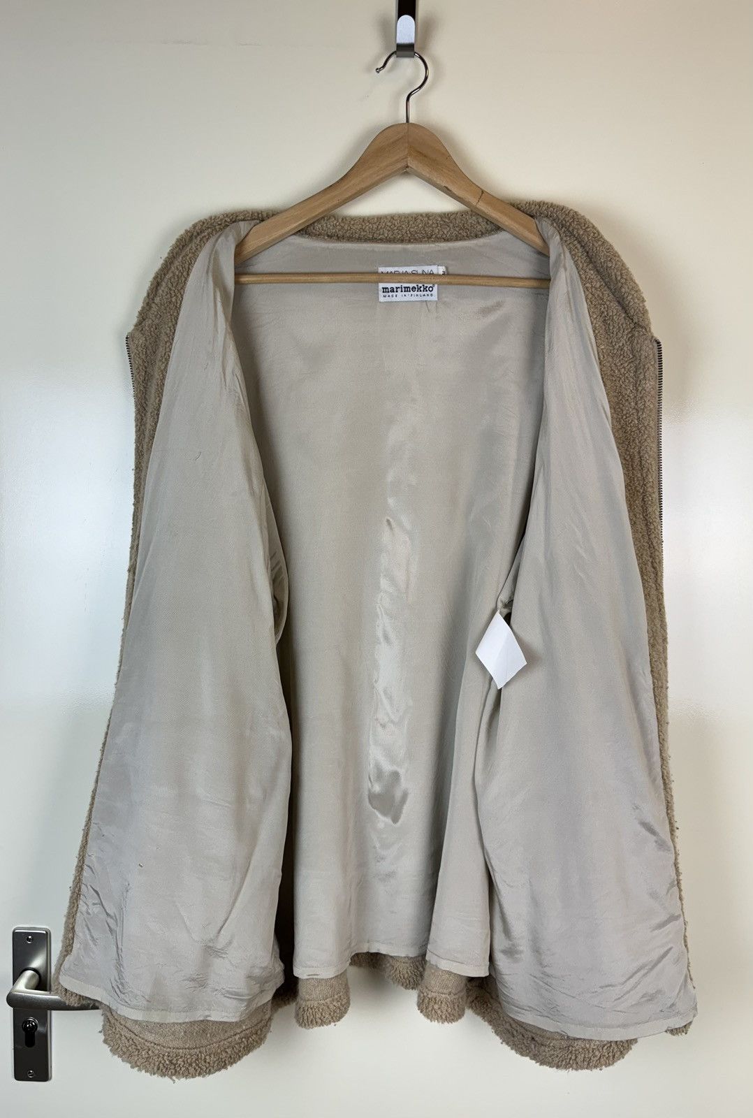 Marimekko Marimekko vintage Sherpa Teddy wool coat zip jacket M over Size M / US 6-8 / IT 42-44 - 13 Thumbnail