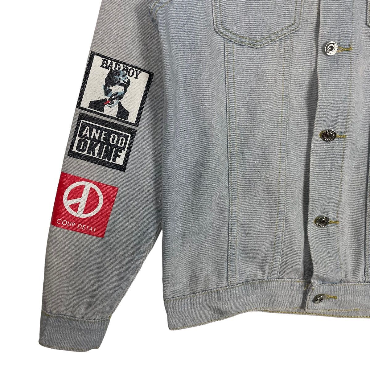 Band Tees × Japanese Brand 💥G DRAGON RIOT DENIM JEAN JACKET Size US S / EU 44-46 / 1 - 4 Thumbnail