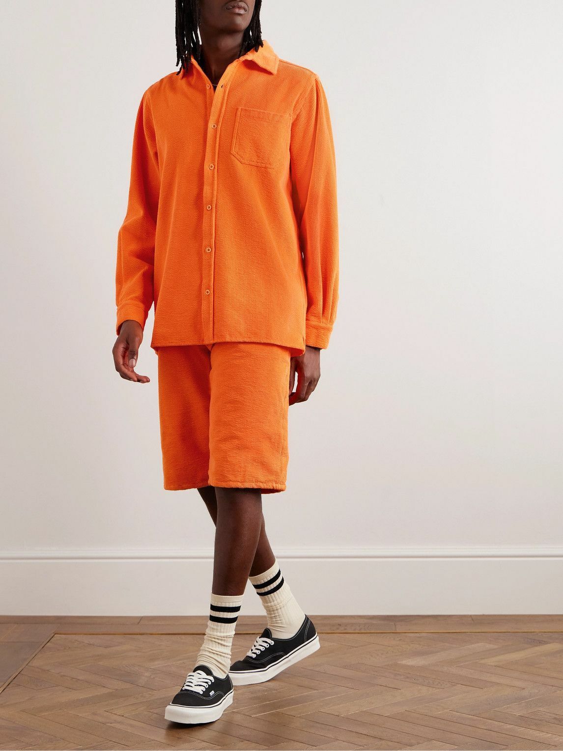 ERL o1y0125 Solid Color Shirt in Orange Size US S / EU 44-46 / 1 - 2 Thumbnail