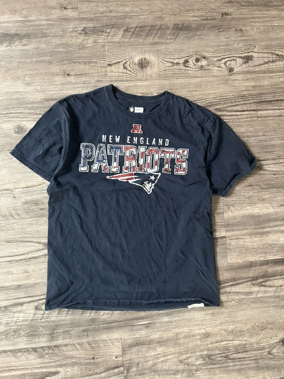 NFL × Vintage Vintage 90s y2k New England Patriots Tee Size US L / EU 52-54 / 3 - 1 Thumbnail