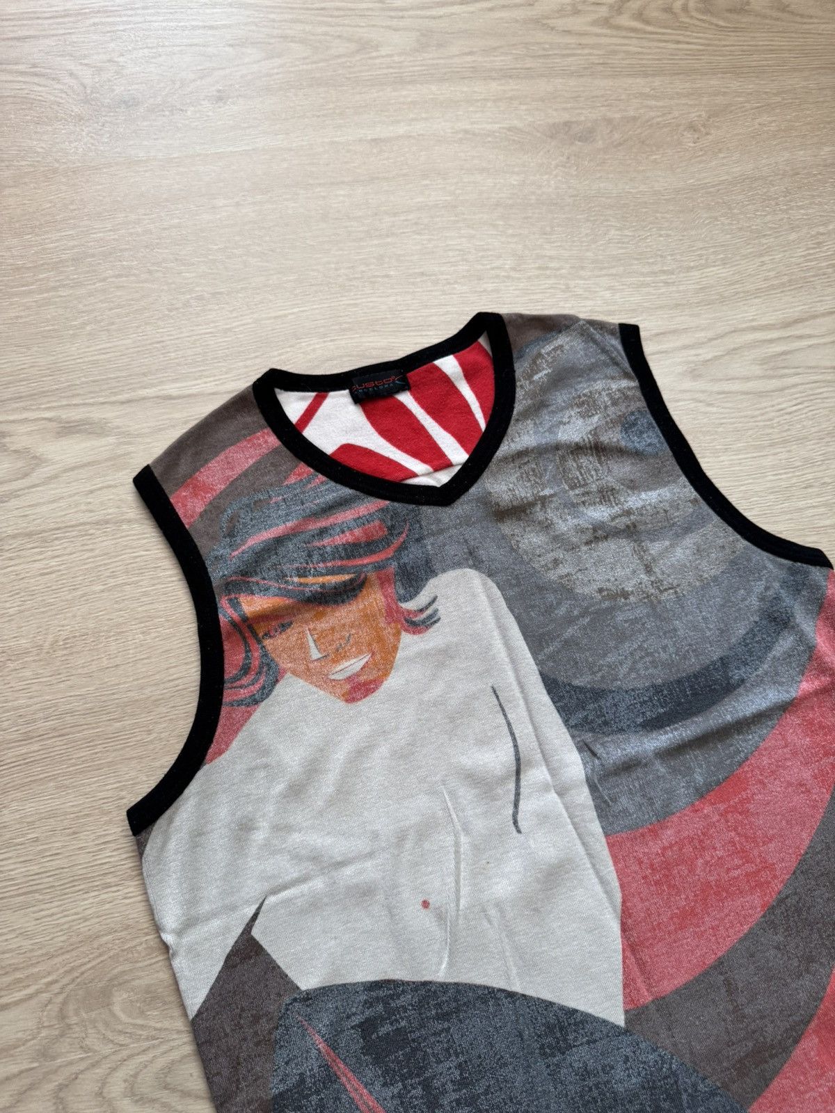 Custo Barcelona Vintage 00’s Custo Barcelona y2k Over Print Tank Top Size M / US 6-8 / IT 42-44 - 2 Thumbnail