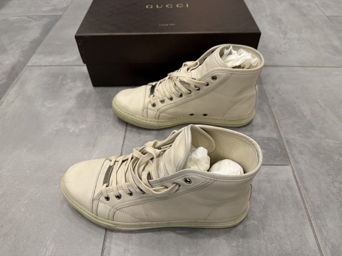 Gucci Gucci Miro’s Soft Leather High top sneakers size 7.5 Size US 7.5 / EU 40-41 - 4 Thumbnail