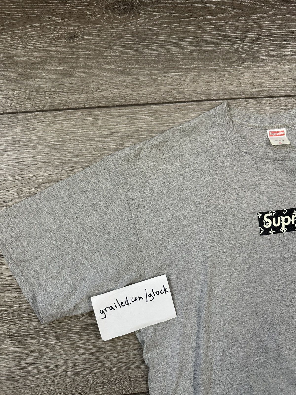Supreme Supreme LV Monogram Box Logo Cease And Desist Tee S/S 2000 Size US XL / EU 56 / 4 - 15 Thumbnail