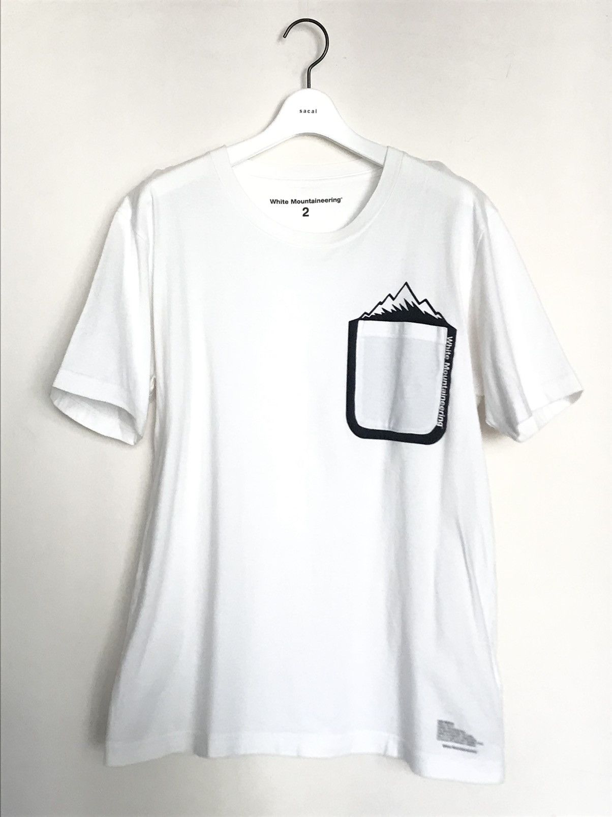 White Mountaineering White Mountaineering mountain pattern pocket tee Size US S / EU 44-46 / 1 - 2 Thumbnail