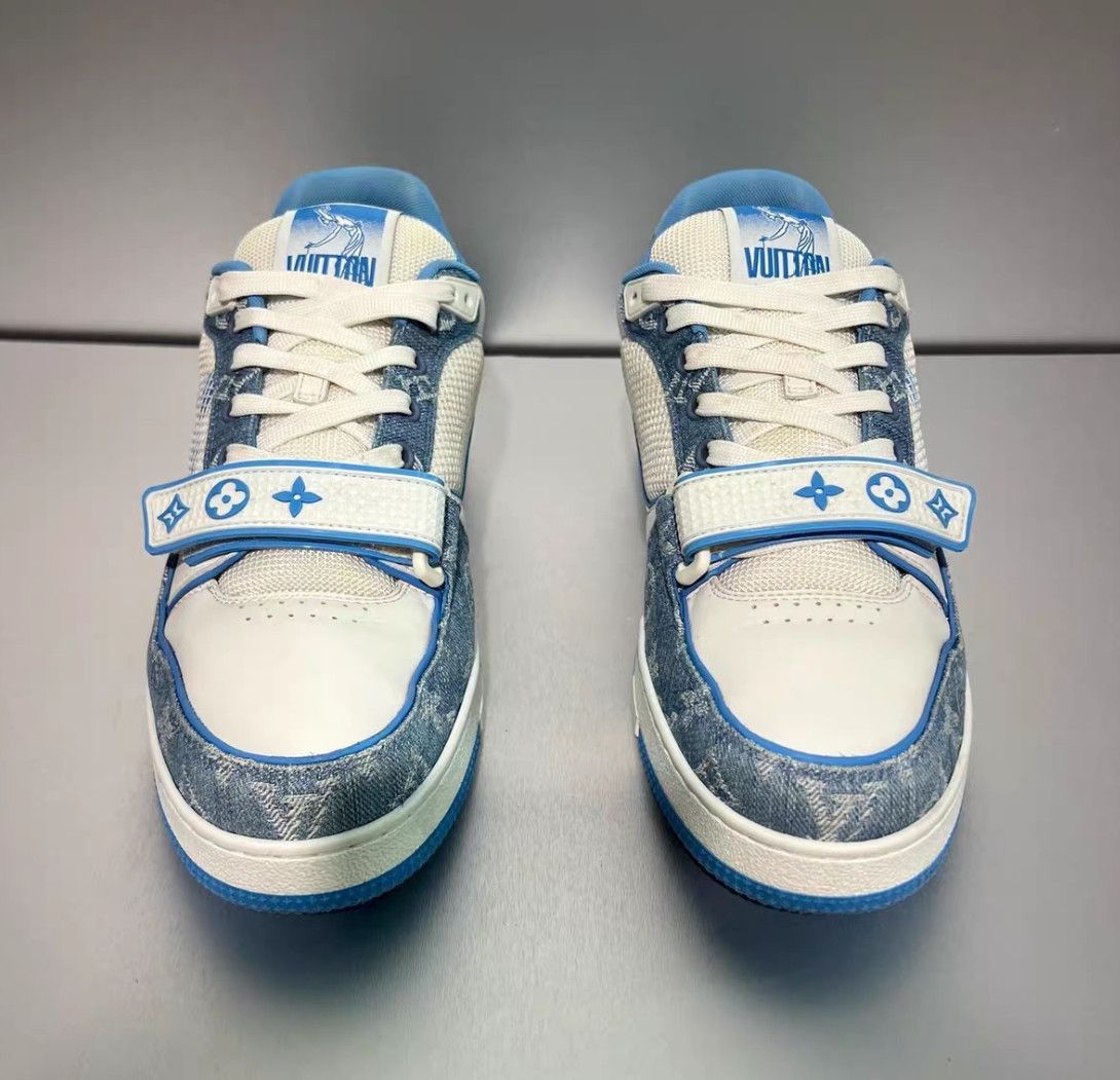 Louis Vuitton Louis Vuitton Trainer Low Top Sneakers for Men -2508 Size US 8.5 / EU 41-42 - 2 Thumbnail