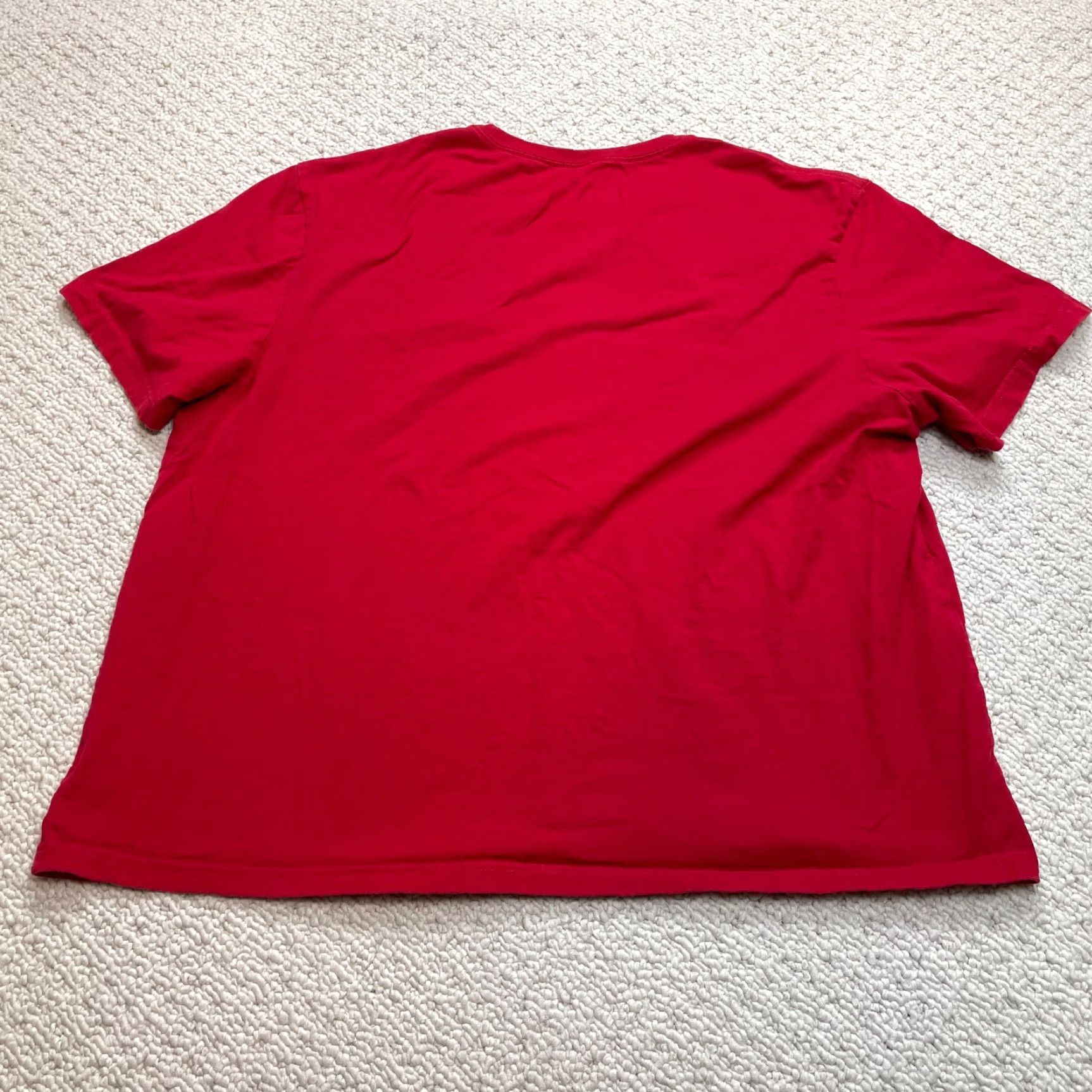 Faded Glory Faded Glory Shirt Mens 2XL Red Short Sleeve USA American Flag Graphic Cotton T-Shirt Mens Size US XXL / EU 58 / 5 - 8 Thumbnail