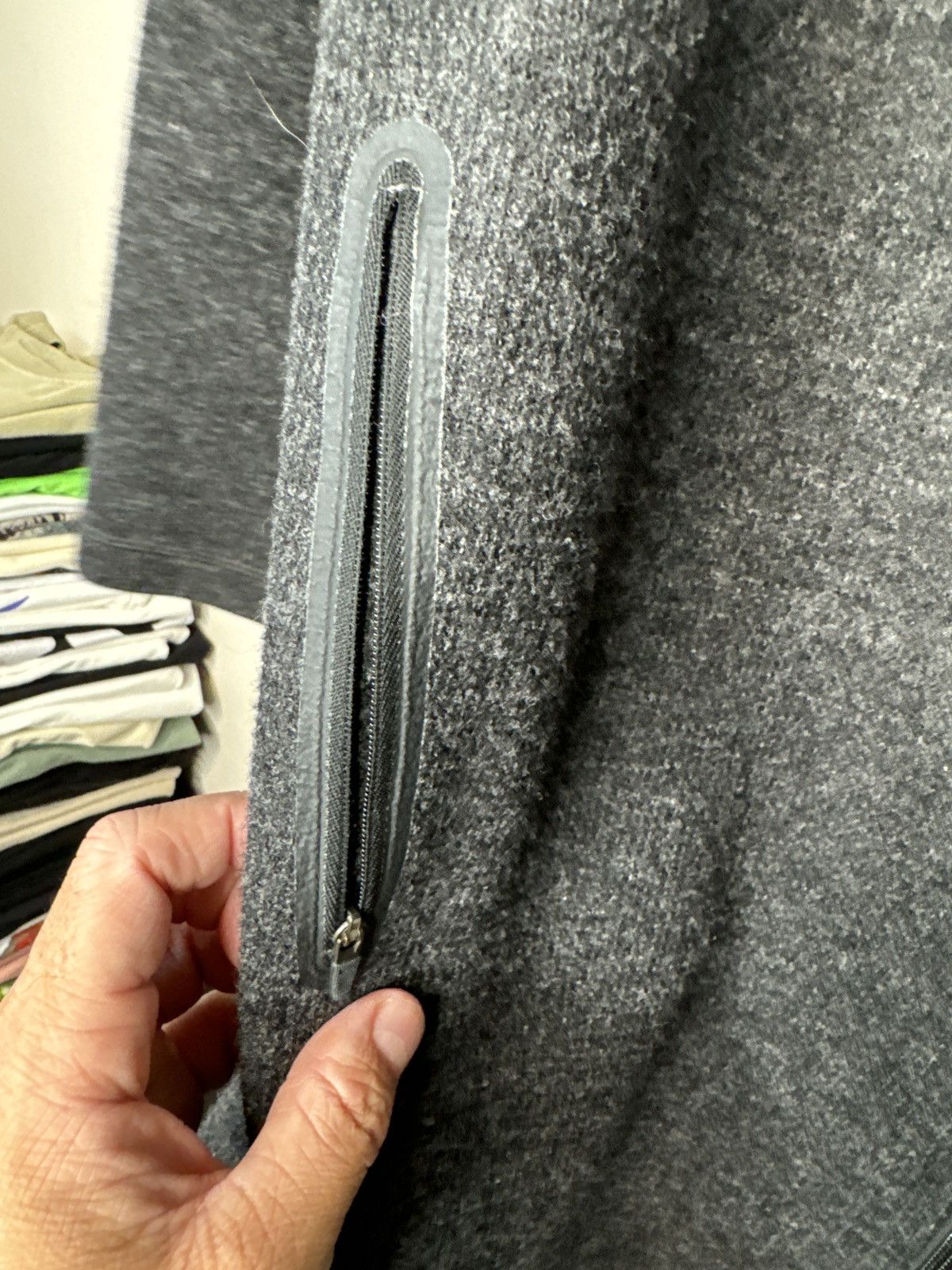 Nike Nike Women’s Wool Tech Fleece Long Jacket 2013 Therma Fit Size L / US 10 / IT 46 - 5 Thumbnail
