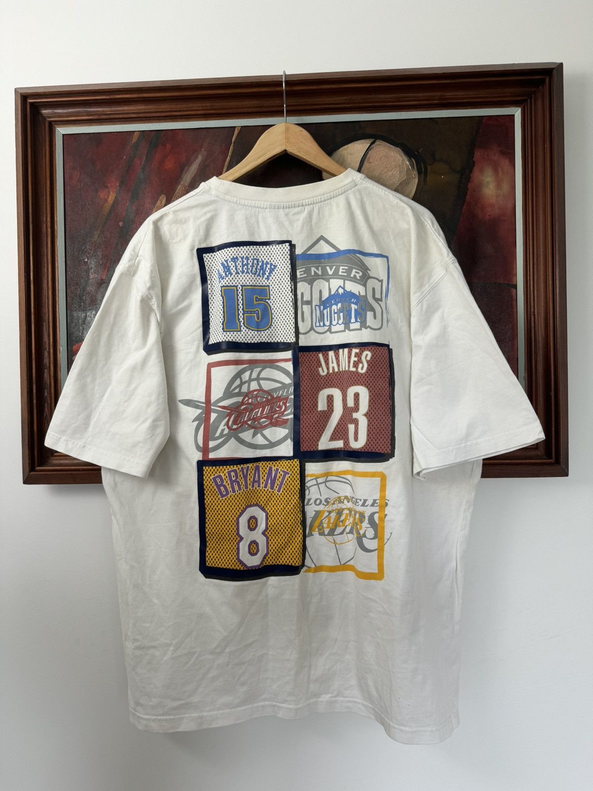 NBA UNK NBA Kobe Lebron Iverson Pierce Wallace Jerseys Tee Y2k Size US XL / EU 56 / 4 - 2 Thumbnail