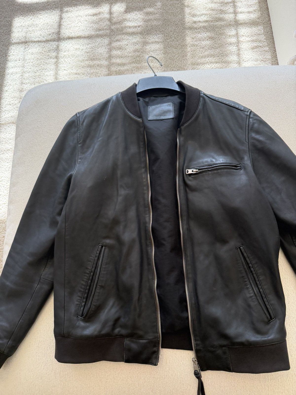 Allsaints Ellison Leather bomber Size US L / EU 52-54 / 3 - 1 Thumbnail