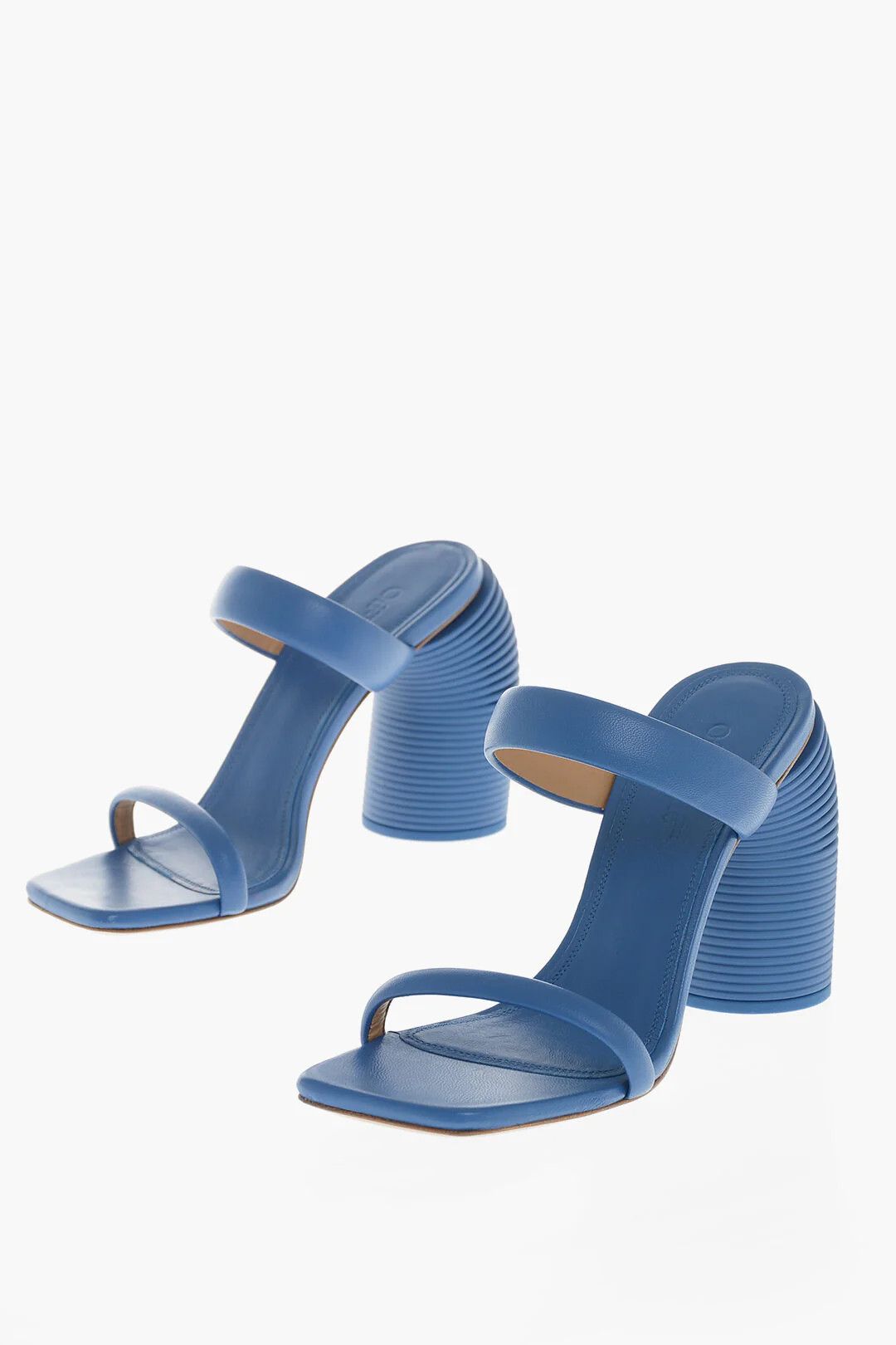 Off-White og1mm0426 Leather Sandals in Blue Size US 6 / IT 36 - 3 Thumbnail