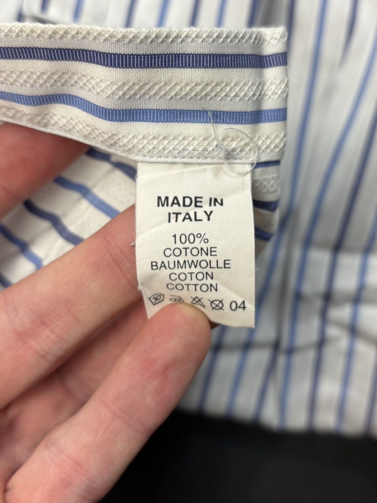 Pal Zileri 2000s Pal Zileri Dress Shirt Stripe Button Up Longsleeve Y2K Size US M / EU 48-50 / 2 - 7 Thumbnail