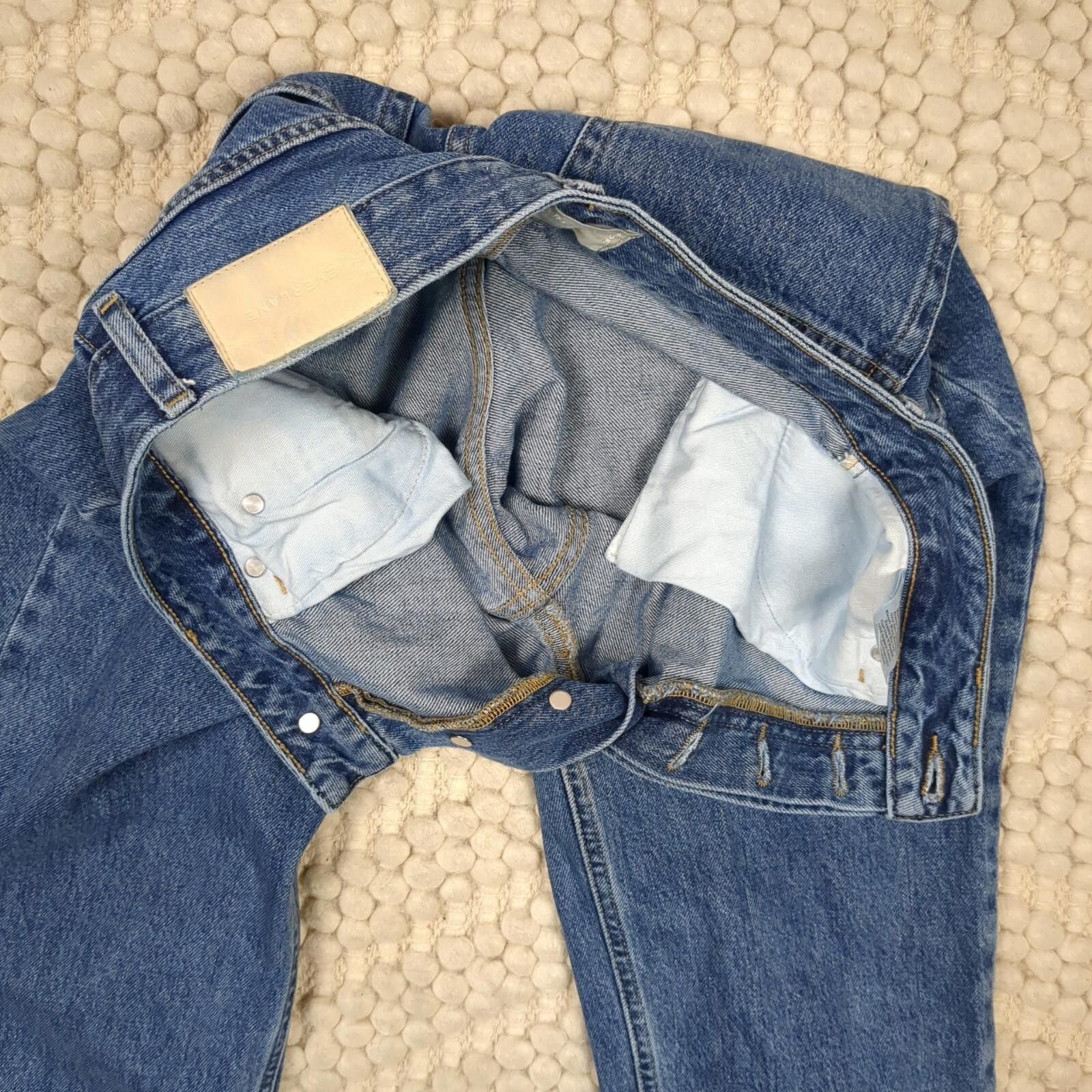 Everlane Everlane The Curvy 90's Cheeky Straight Crop Jeans Sz 28 Size 28" / US 6 / IT 42 - 6 Thumbnail