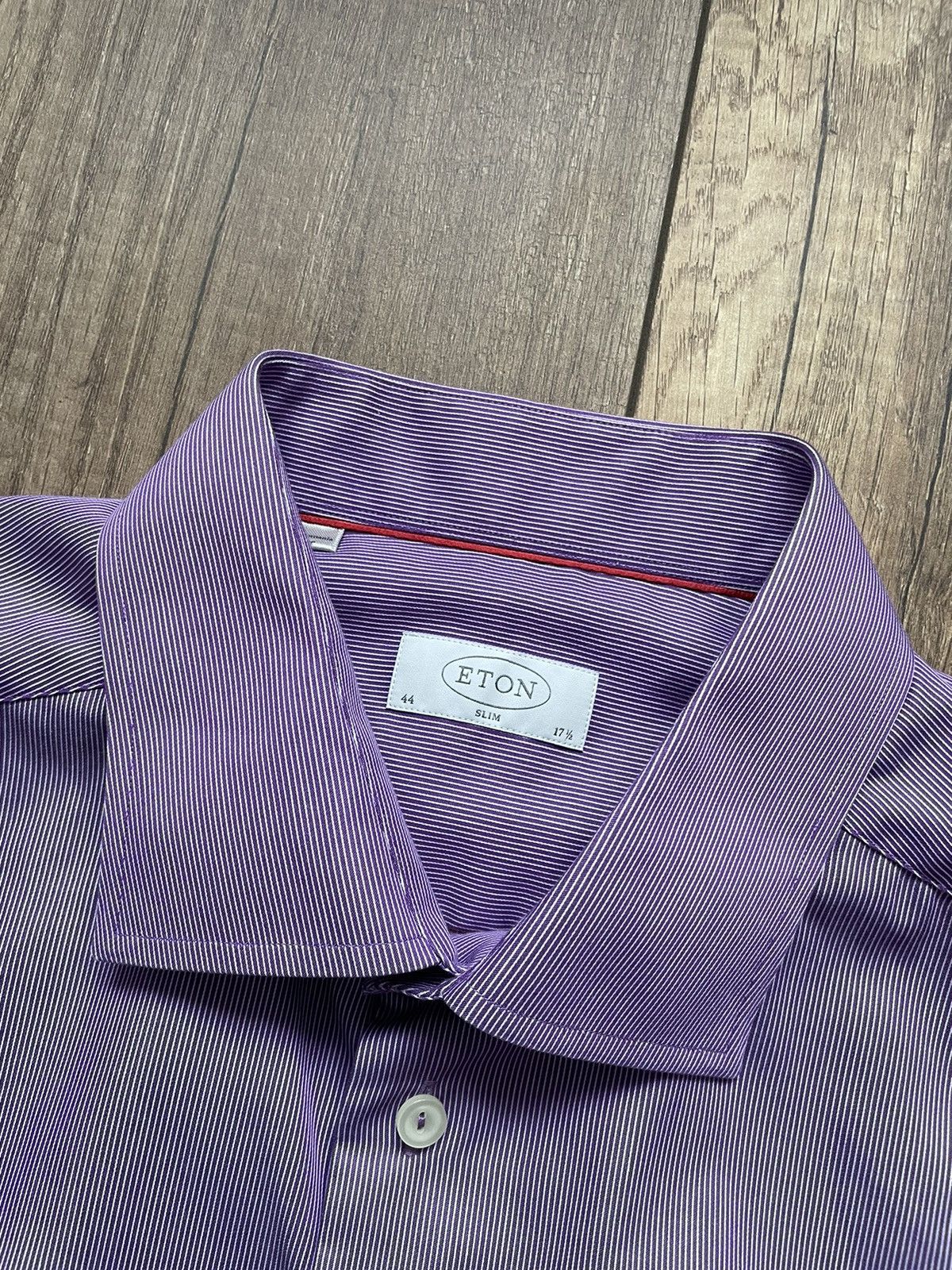 Eton ETON Shirt Button Down Slim Fit Mens Size US S / EU 44-46 / 1 - 3 Thumbnail