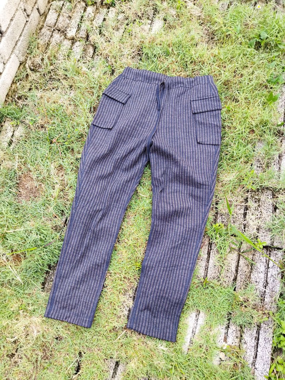 image of 45Rpm Japan Jogger Pants in Striped, Men's (Size 28)