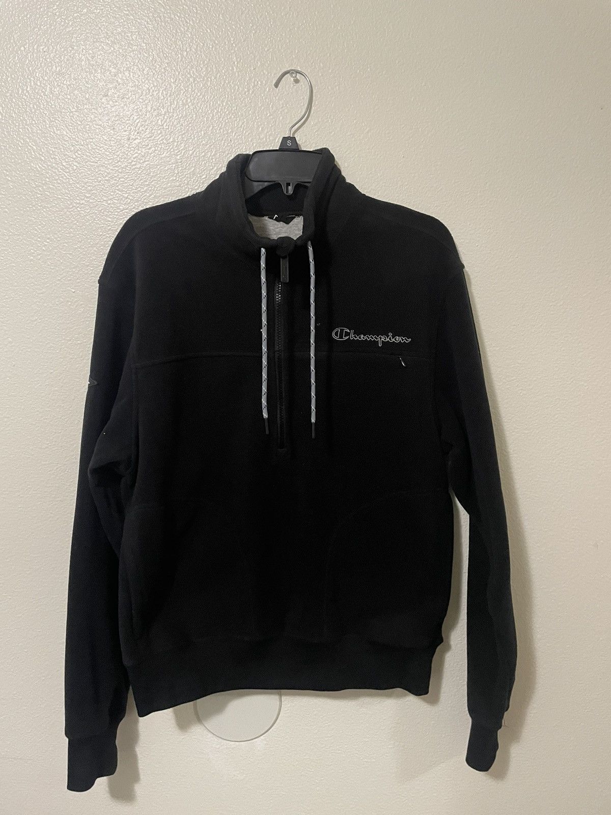 Champion Champion Black Quarter Zip Up Size US S / EU 44-46 / 1 - 1 Thumbnail